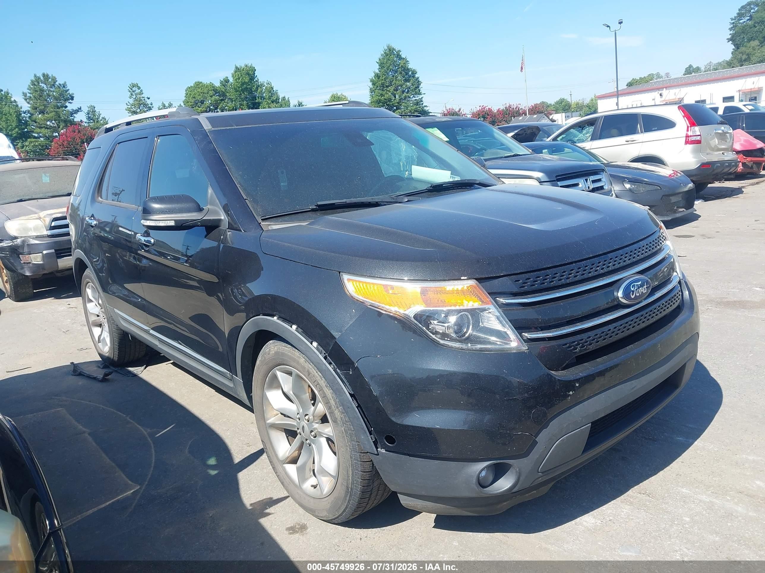 2014 Ford Explorer Limited Черный vin: 1FM5K7F80EGA62420