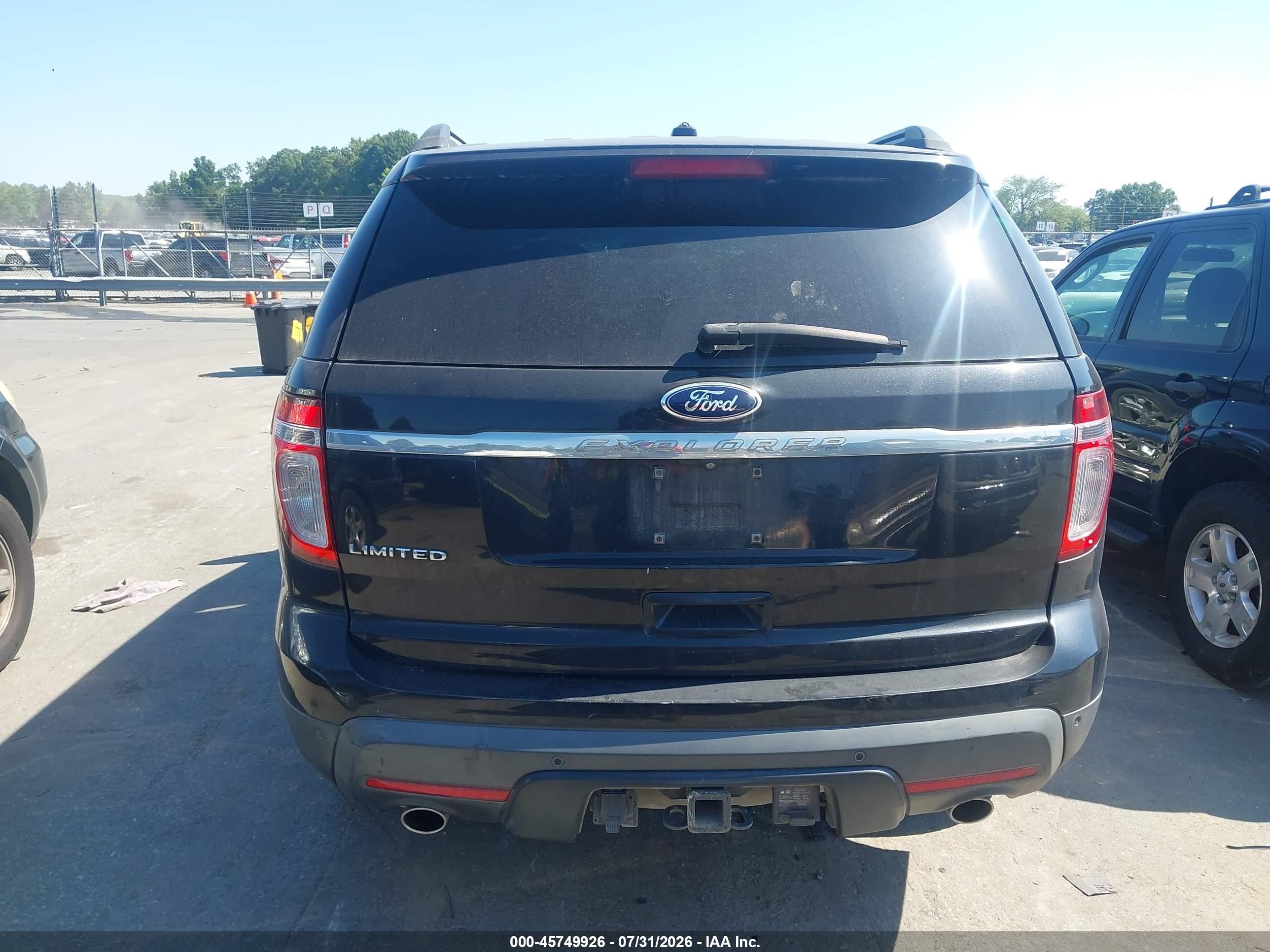 2014 Ford Explorer Limited Черный vin: 1FM5K7F80EGA62420