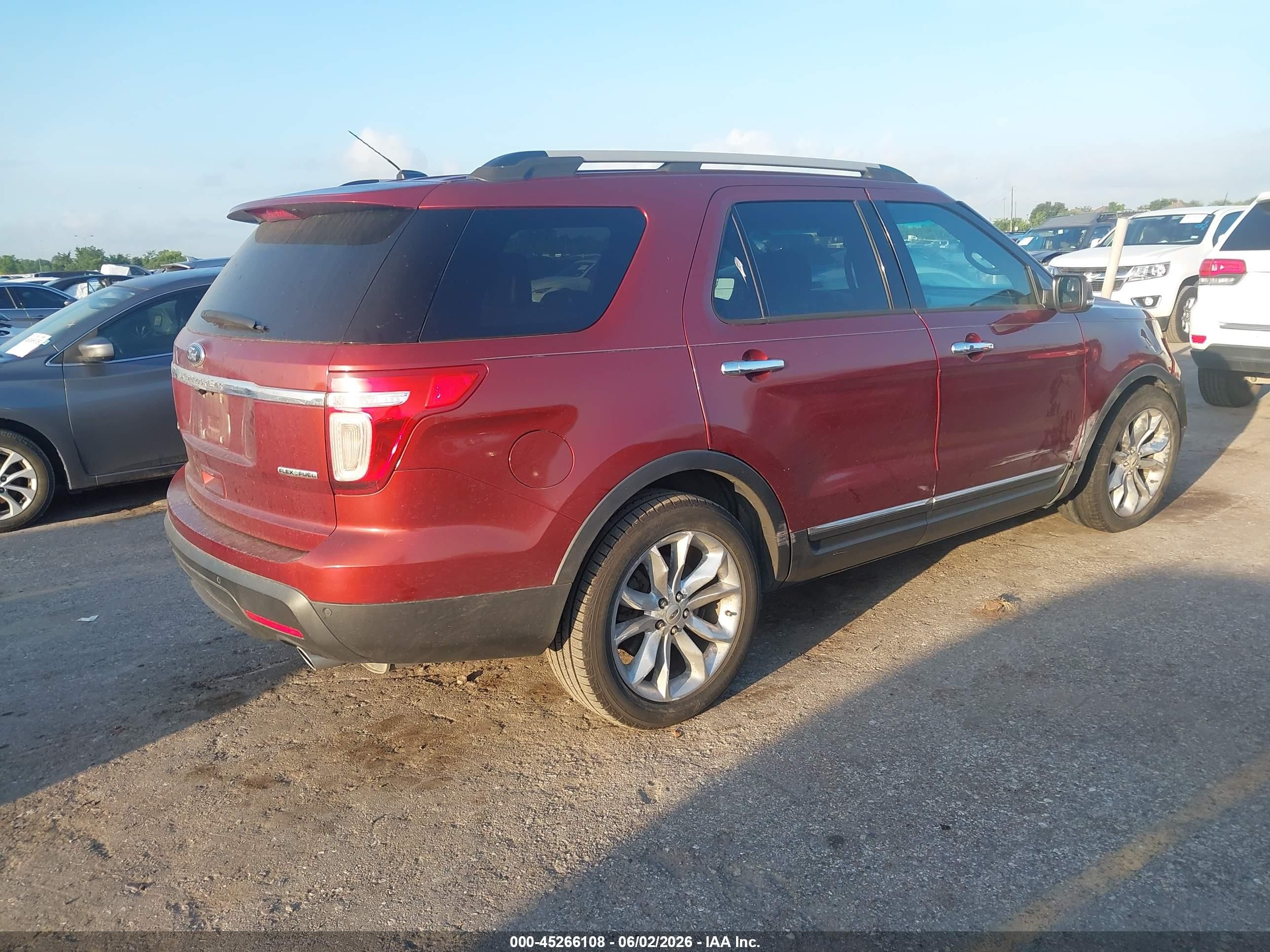 2014 Ford Explorer Limited Burgundy vin: 1FM5K7F80EGB00325