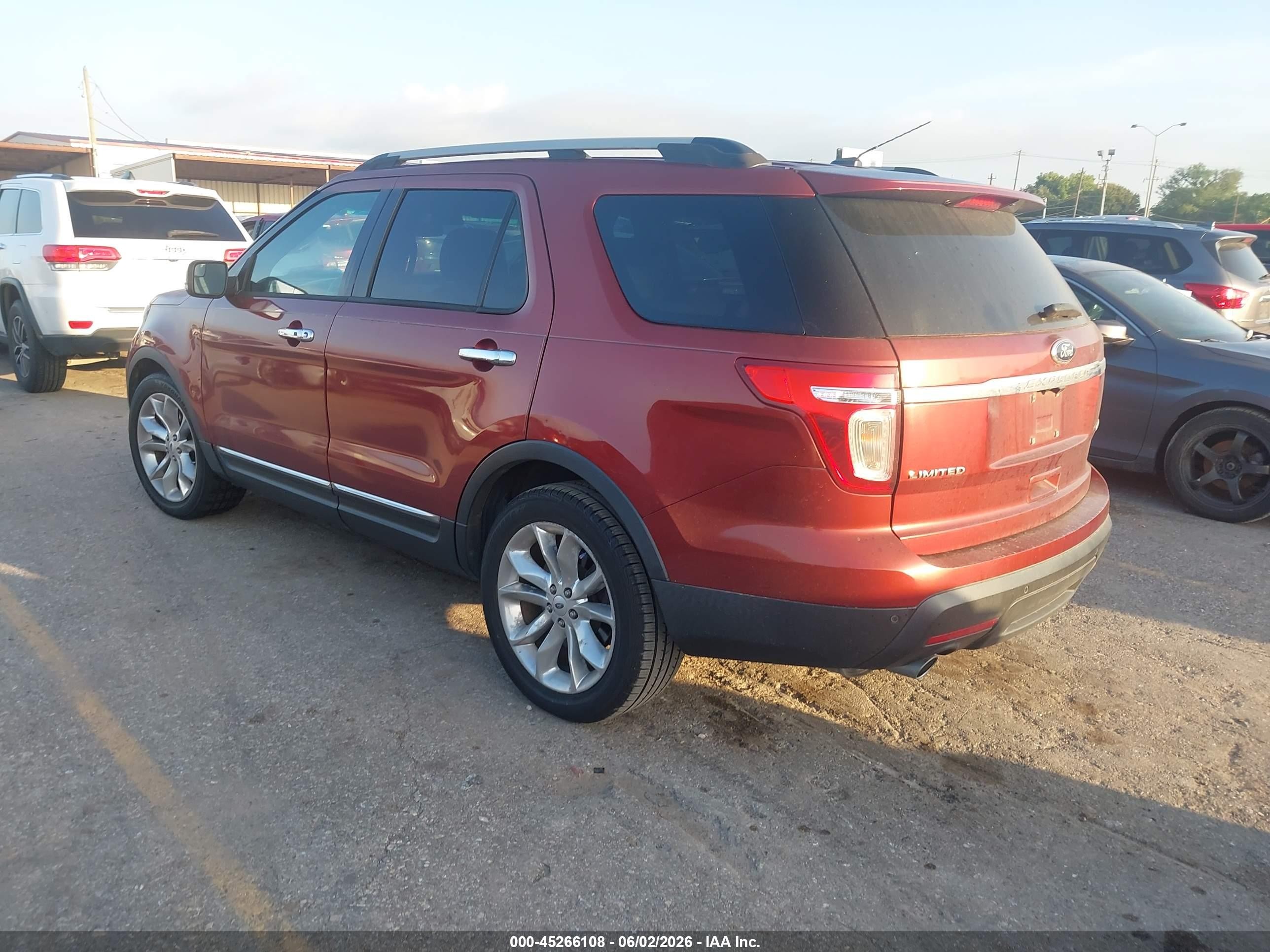 2014 Ford Explorer Limited Burgundy vin: 1FM5K7F80EGB00325