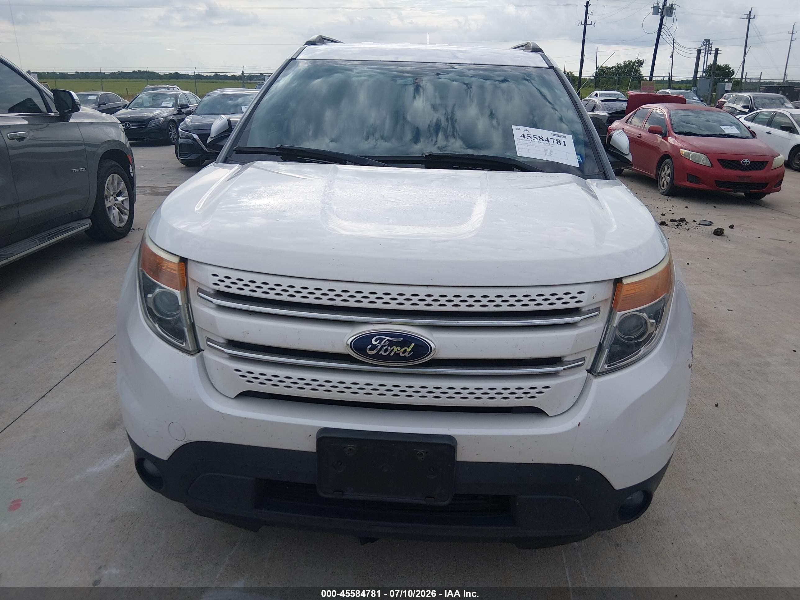 2014 Ford Explorer Limited White vin: 1FM5K7F80EGC22702