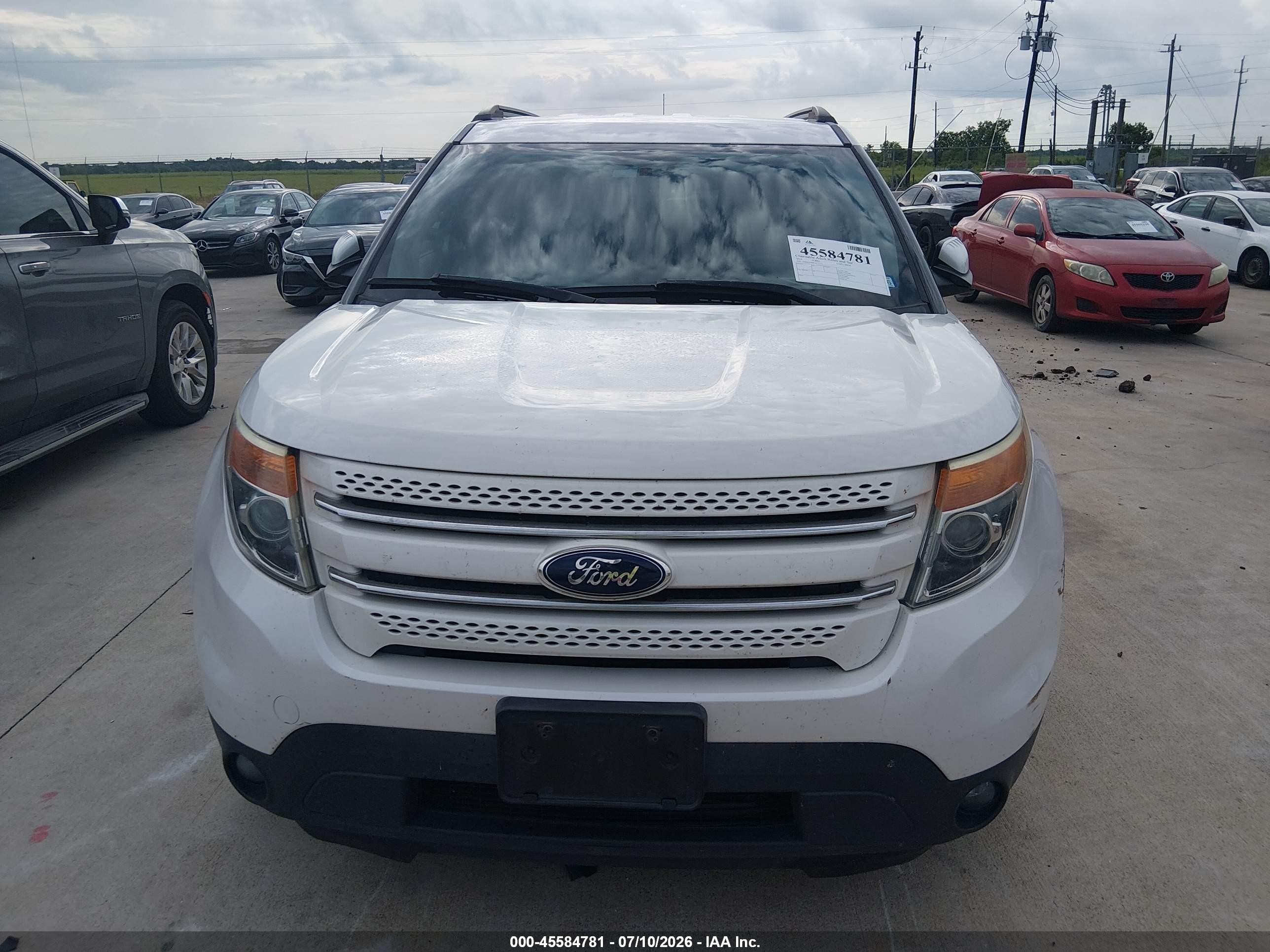 2014 Ford Explorer Limited White vin: 1FM5K7F80EGC22702