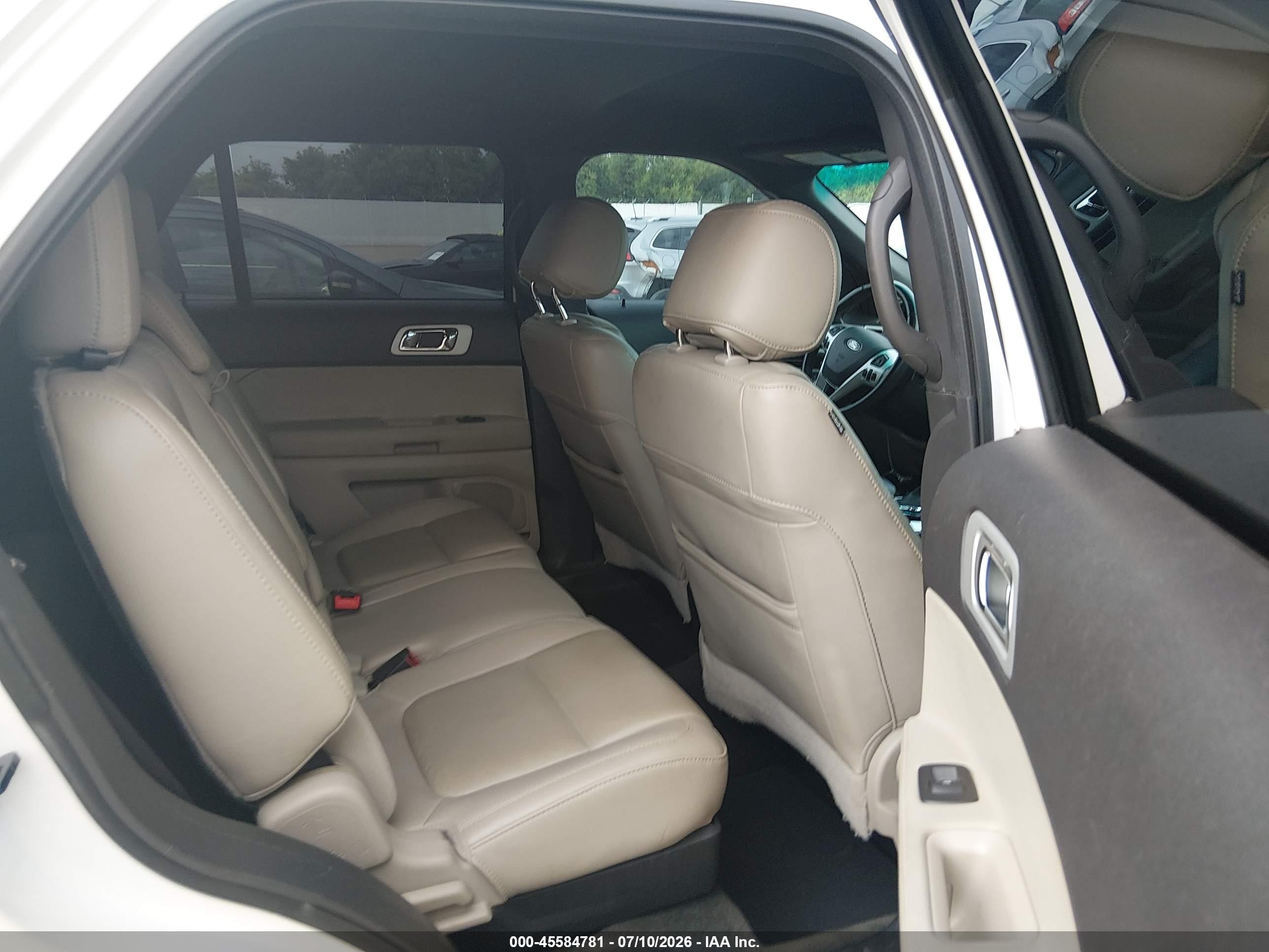 2014 Ford Explorer Limited White vin: 1FM5K7F80EGC22702