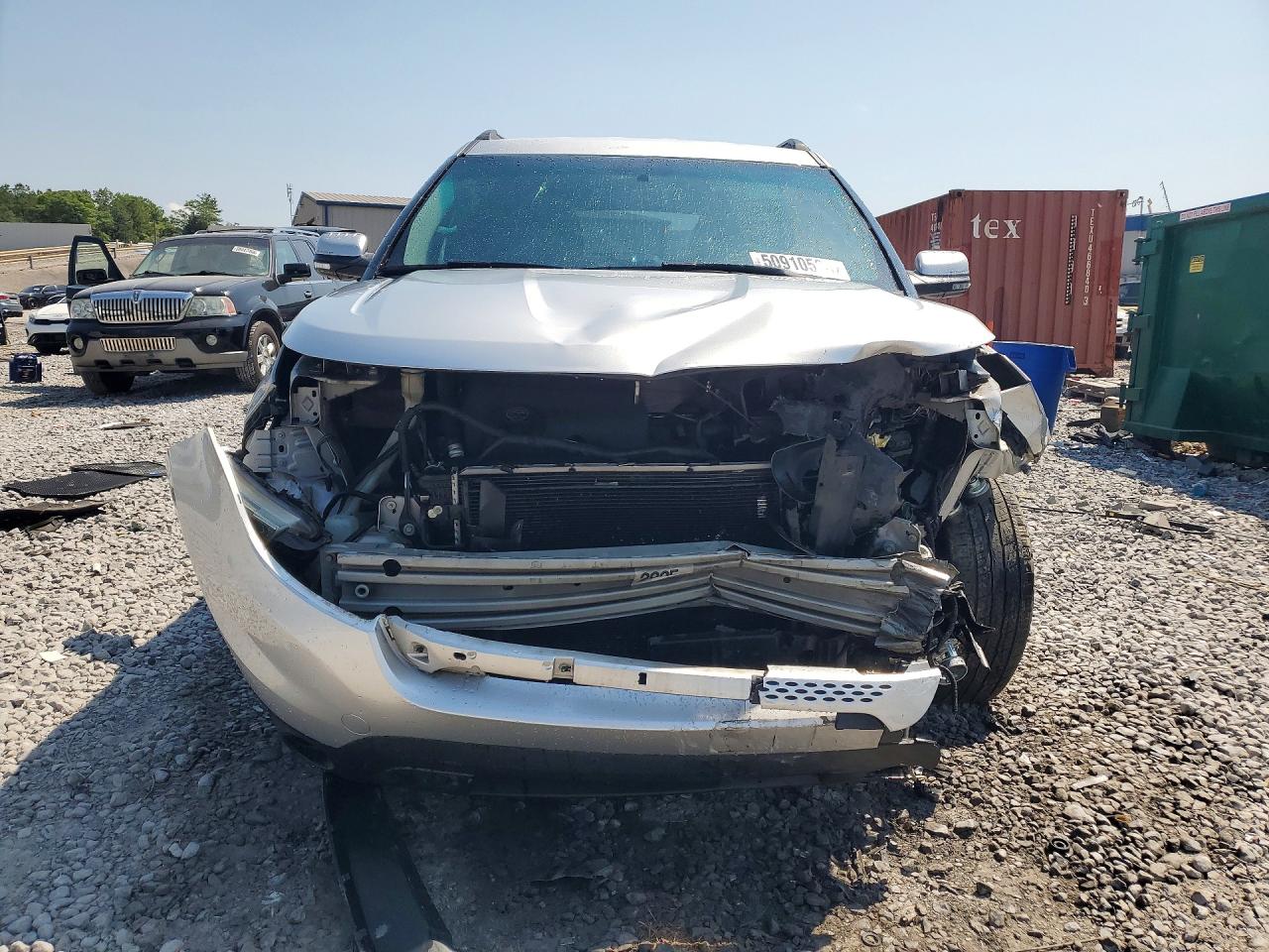 2015 Ford Explorer Limited Серебряный vin: 1FM5K7F80FGA82636