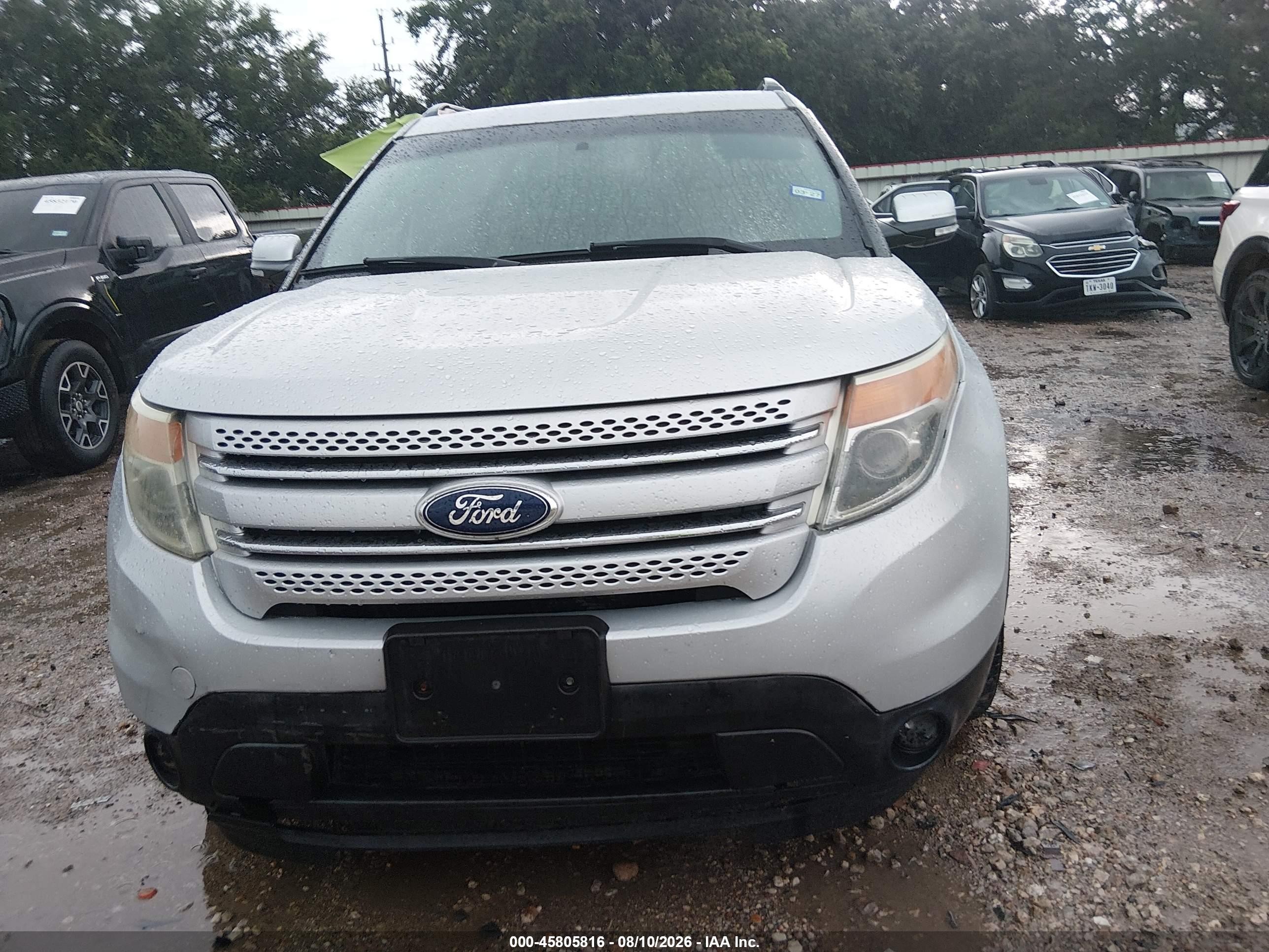 2015 Ford Explorer Limited Серебряный vin: 1FM5K7F80FGB02965