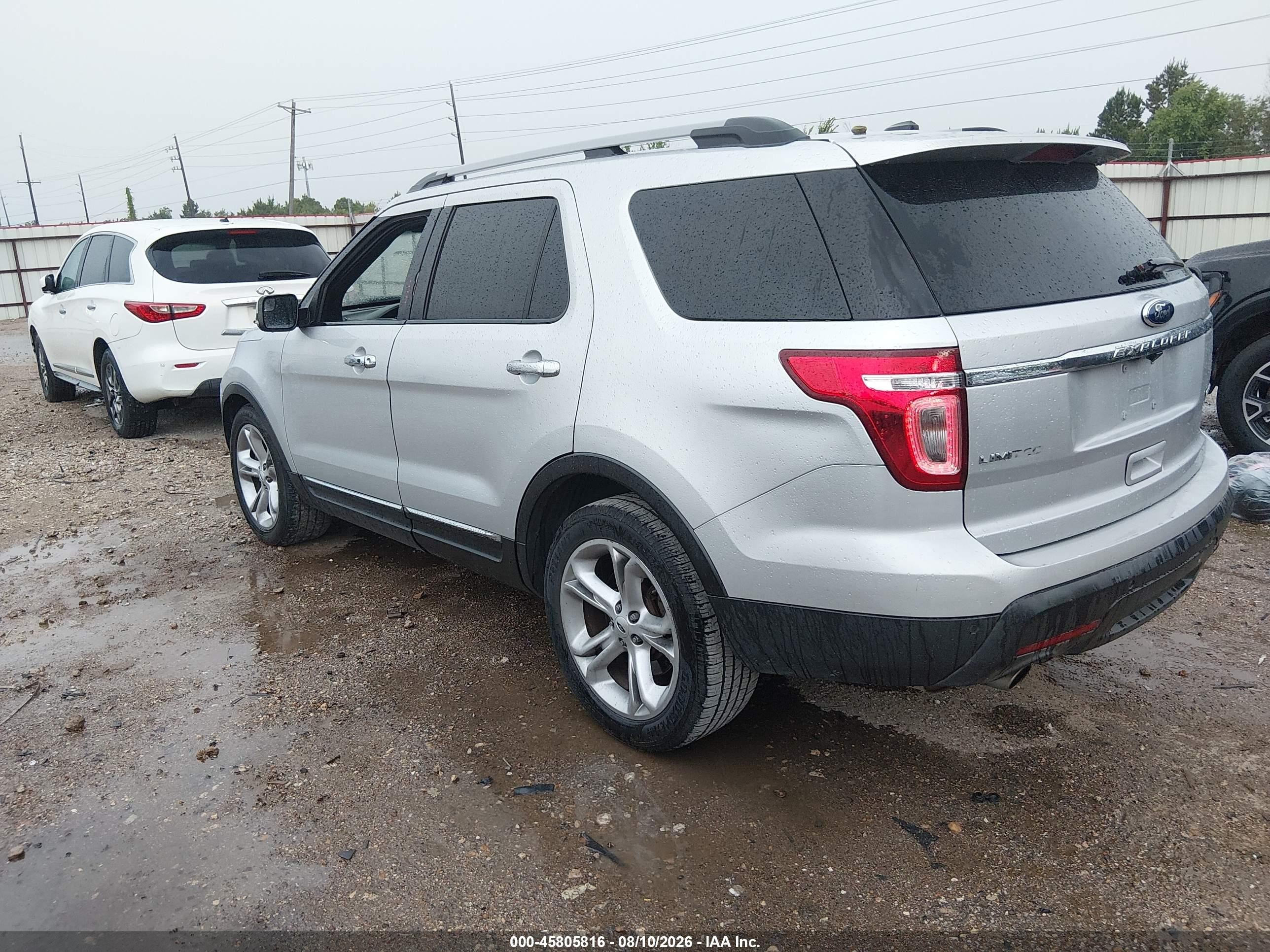 2015 Ford Explorer Limited Серебряный vin: 1FM5K7F80FGB02965