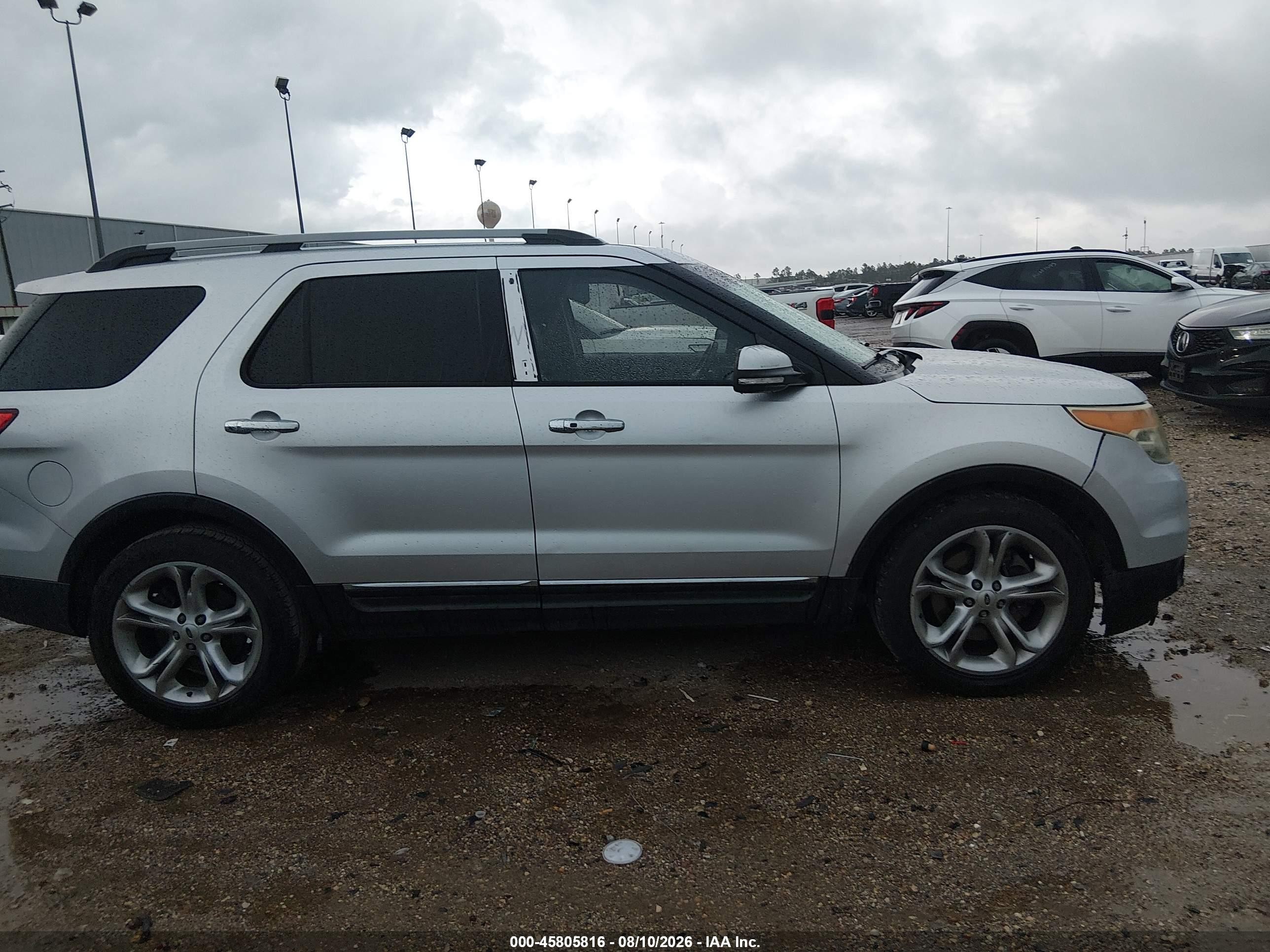 2015 Ford Explorer Limited Серебряный vin: 1FM5K7F80FGB02965