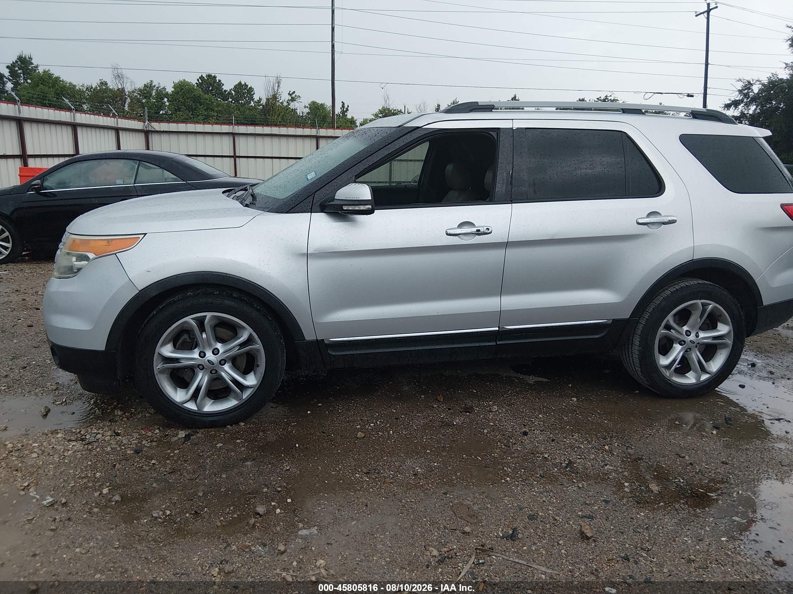 2015 Ford Explorer Limited Серебряный vin: 1FM5K7F80FGB02965