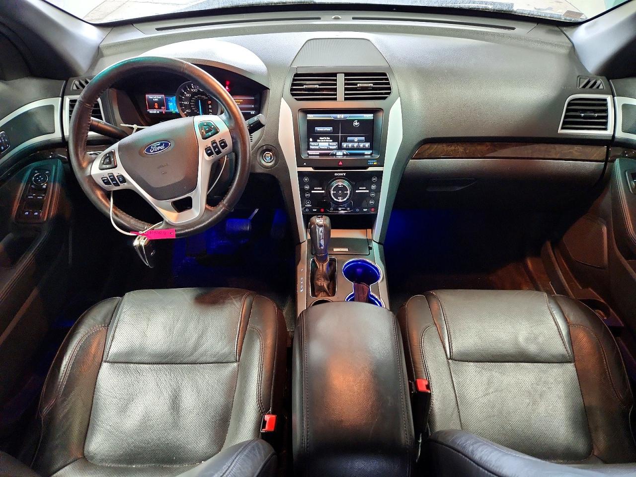 2015 Ford Explorer Limited White vin: 1FM5K7F80FGB30054