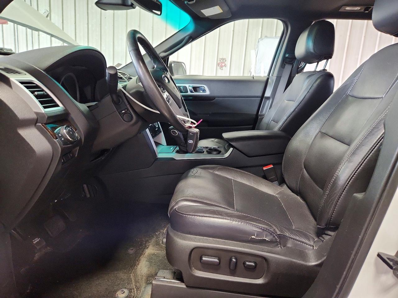 2015 Ford Explorer Limited White vin: 1FM5K7F80FGB30054