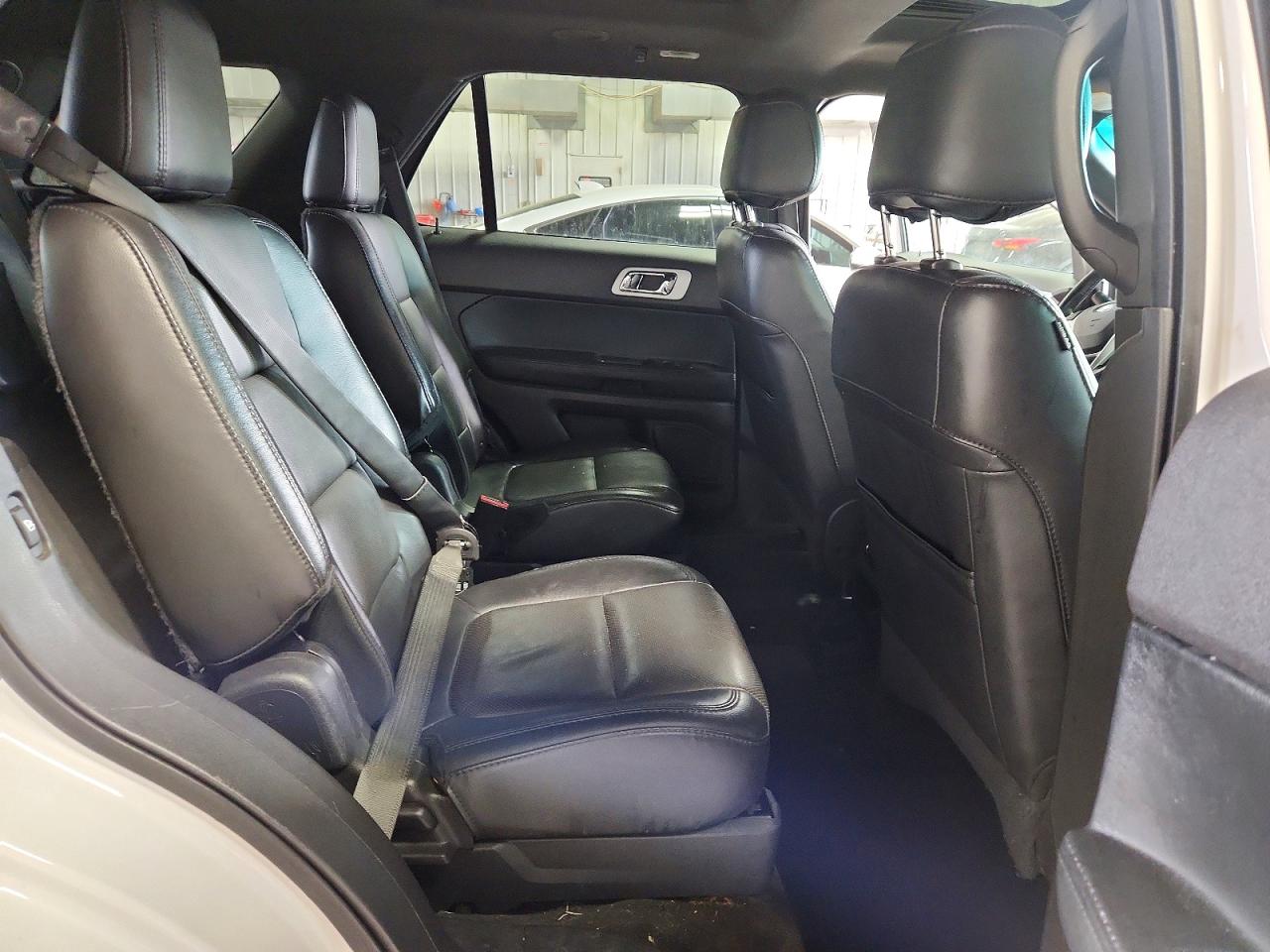 2015 Ford Explorer Limited White vin: 1FM5K7F80FGB30054