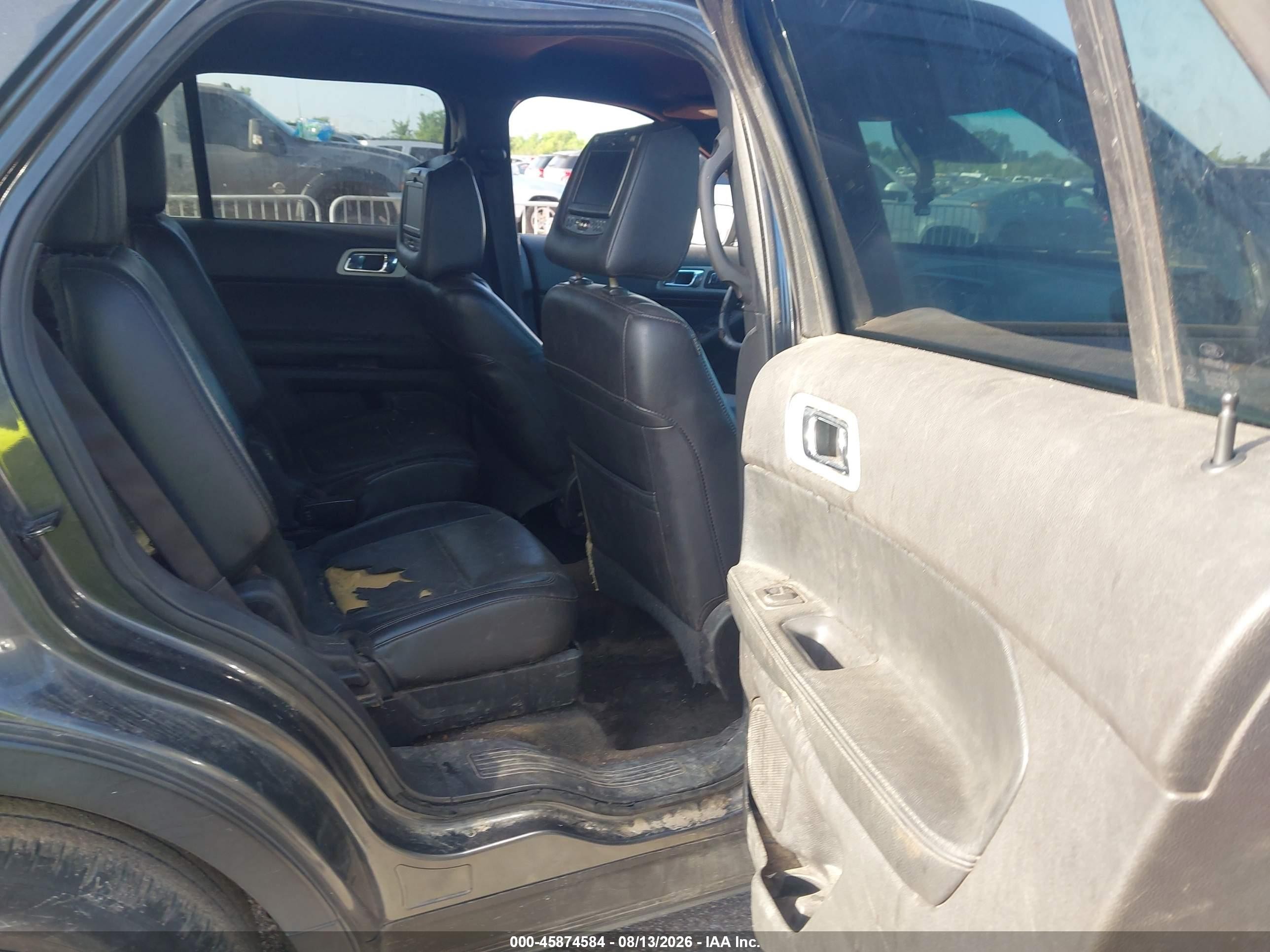 2015 Ford Explorer Limited Gray vin: 1FM5K7F80FGB36985