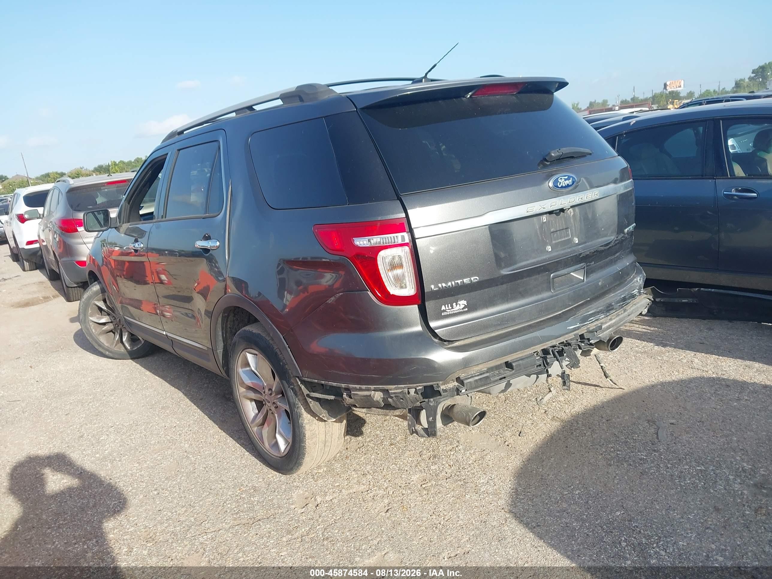 2015 Ford Explorer Limited Gray vin: 1FM5K7F80FGB36985