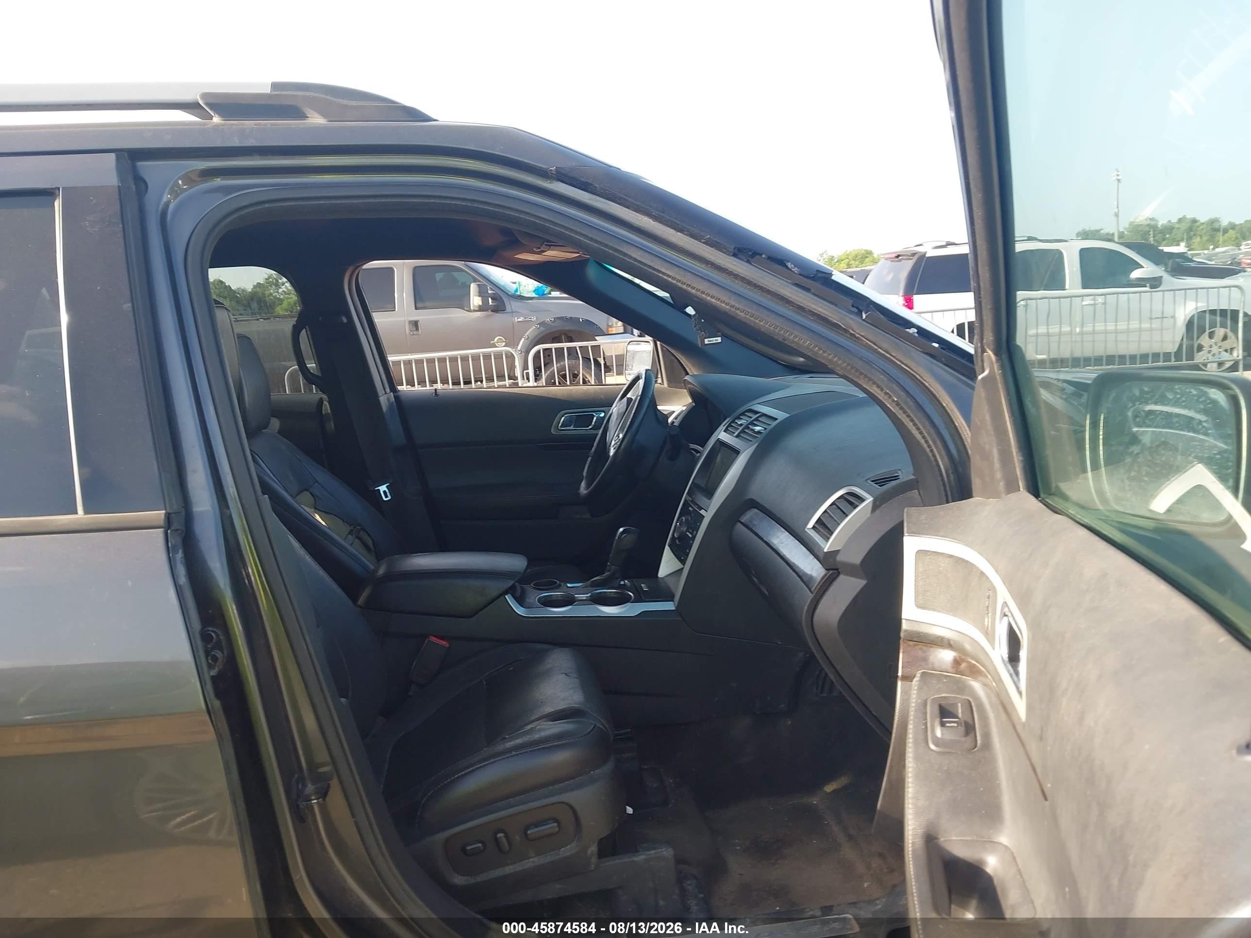 2015 Ford Explorer Limited Gray vin: 1FM5K7F80FGB36985