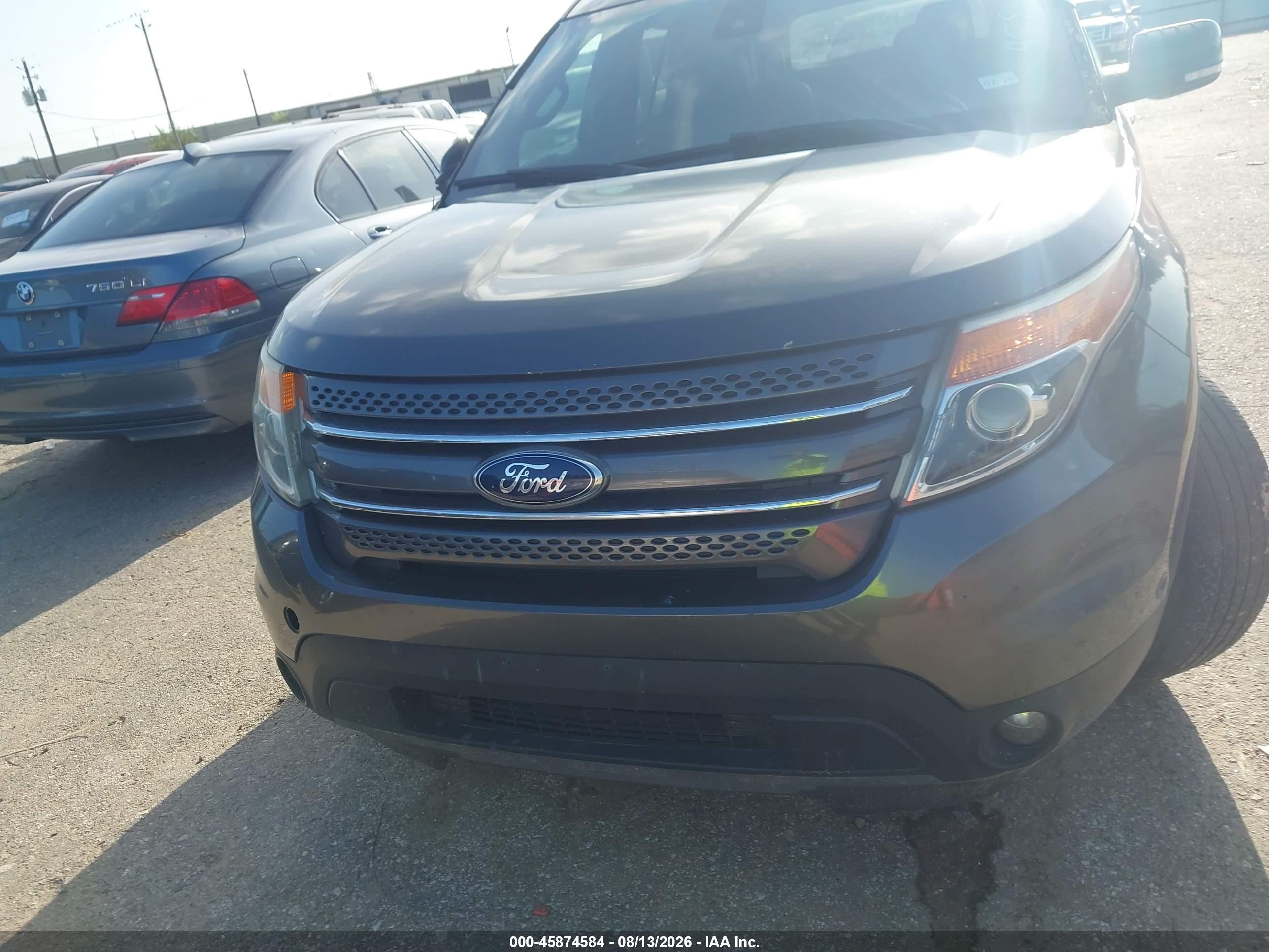2015 Ford Explorer Limited Gray vin: 1FM5K7F80FGB36985