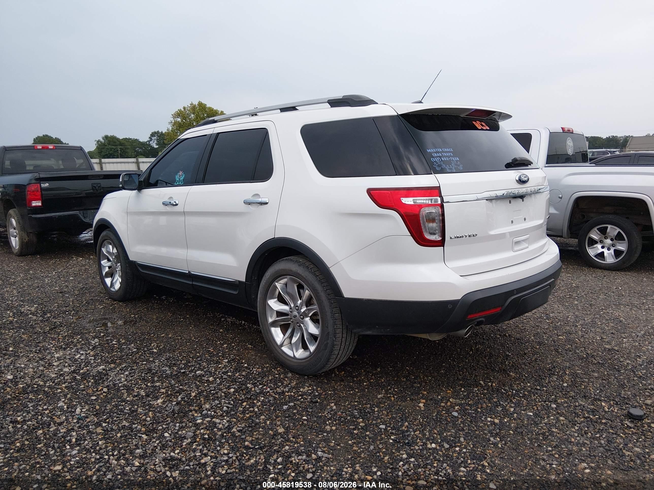 2015 Ford Explorer Limited Белый vin: 1FM5K7F80FGB56038