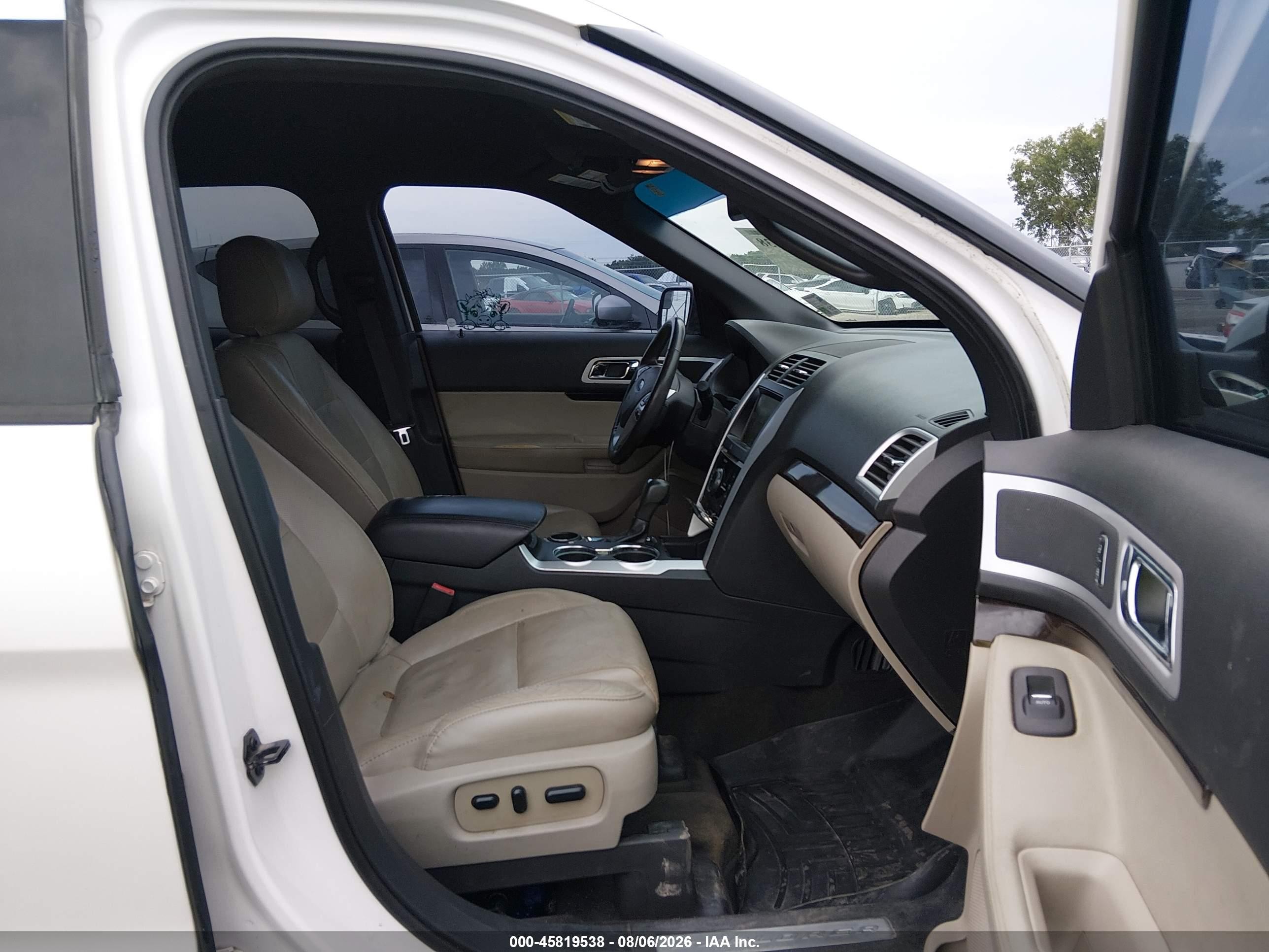 2015 Ford Explorer Limited Белый vin: 1FM5K7F80FGB56038