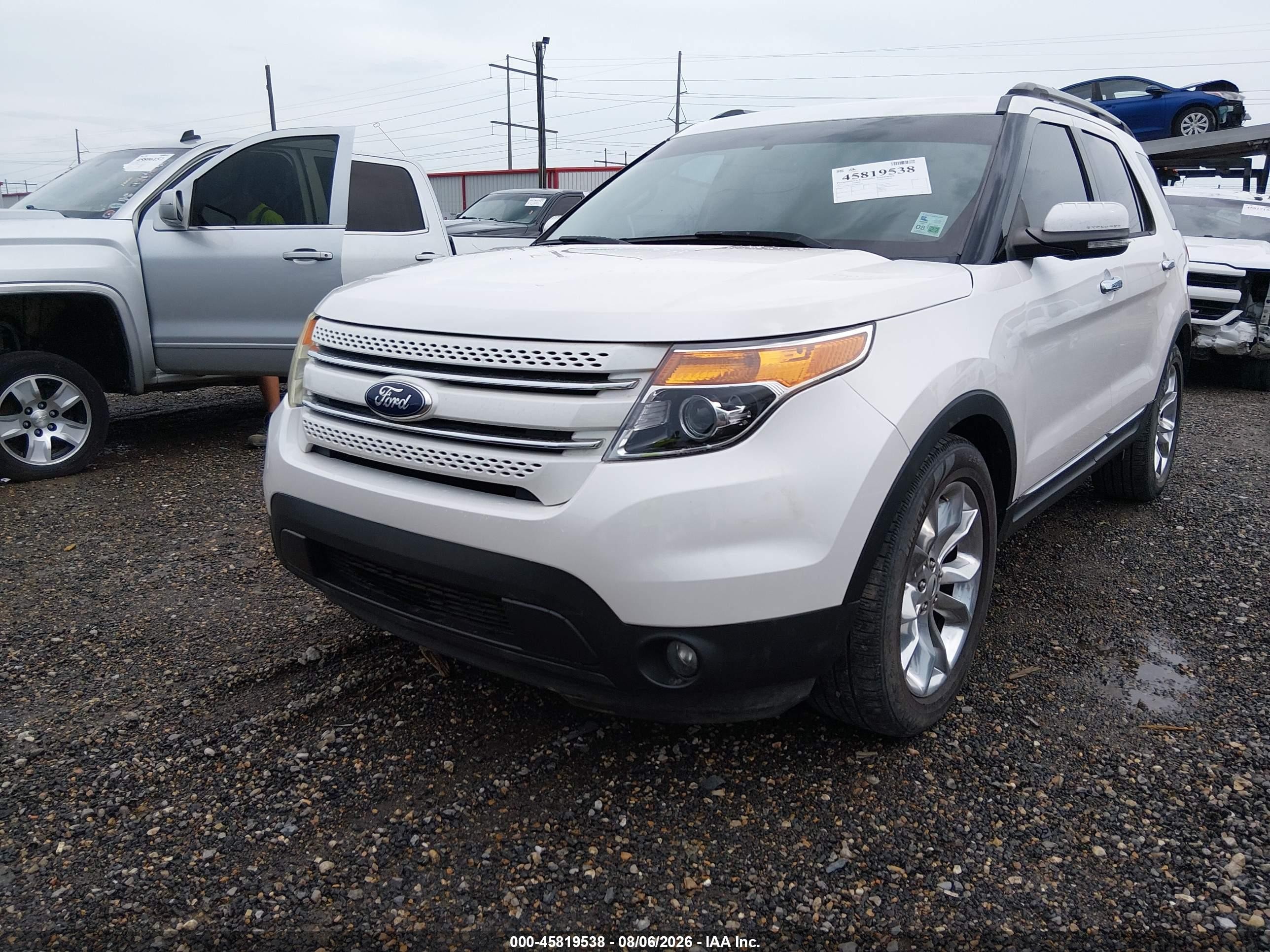 2015 Ford Explorer Limited Белый vin: 1FM5K7F80FGB56038