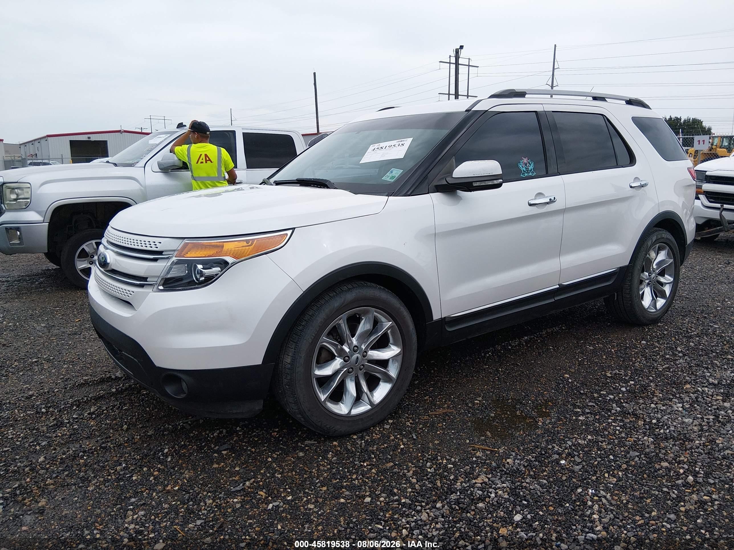 2015 Ford Explorer Limited Белый vin: 1FM5K7F80FGB56038