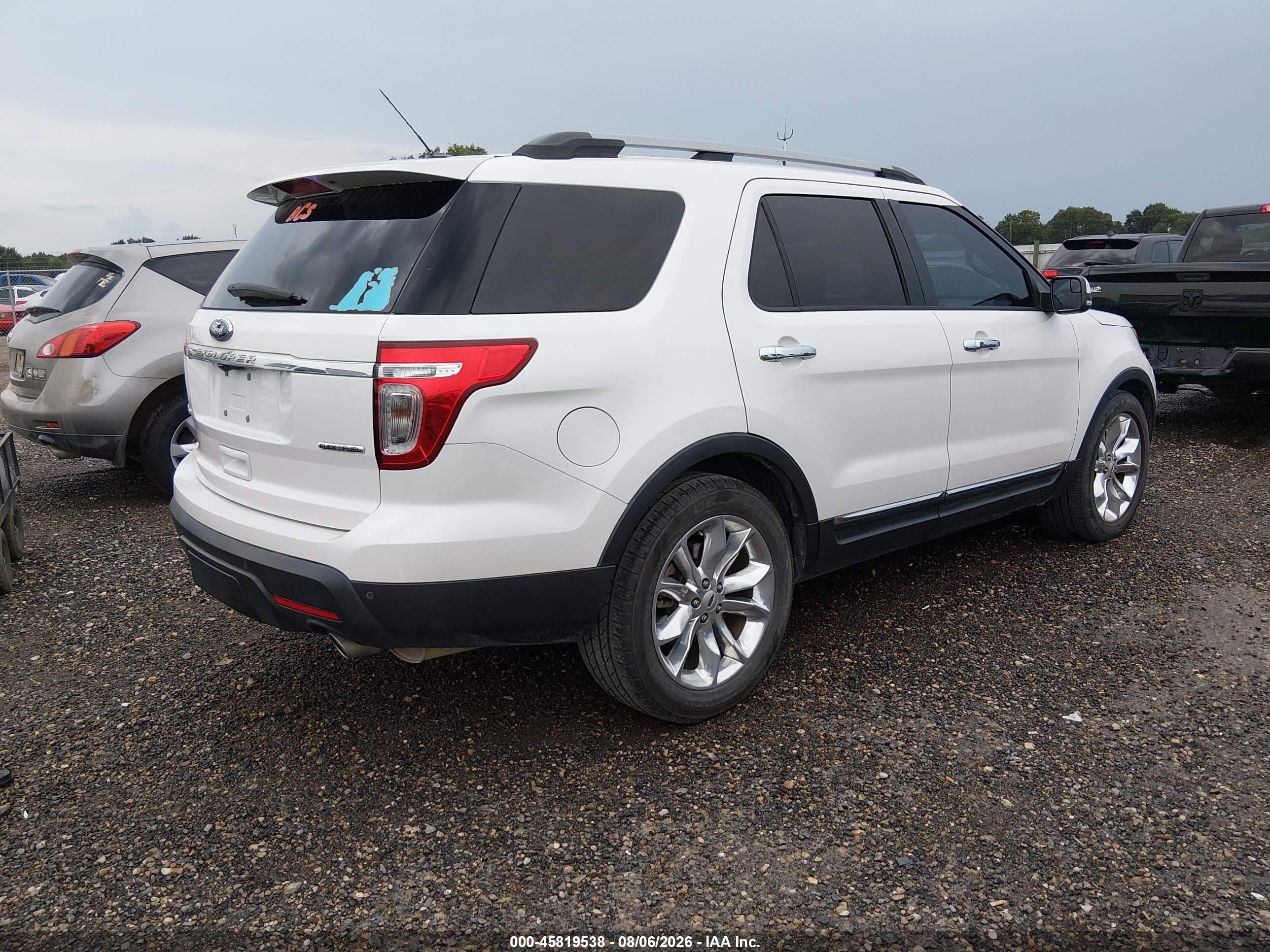 2015 Ford Explorer Limited Белый vin: 1FM5K7F80FGB56038