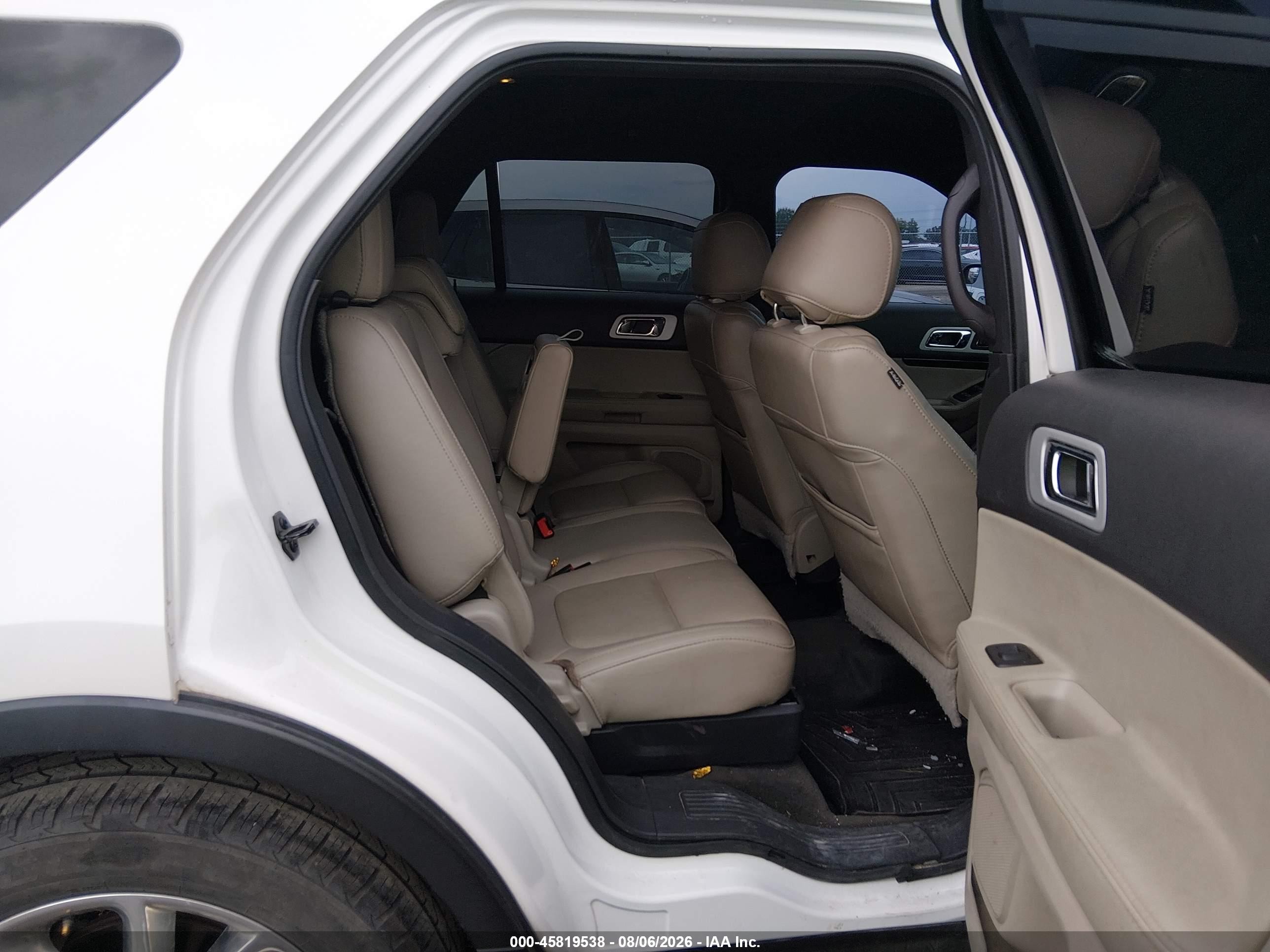 2015 Ford Explorer Limited Белый vin: 1FM5K7F80FGB56038