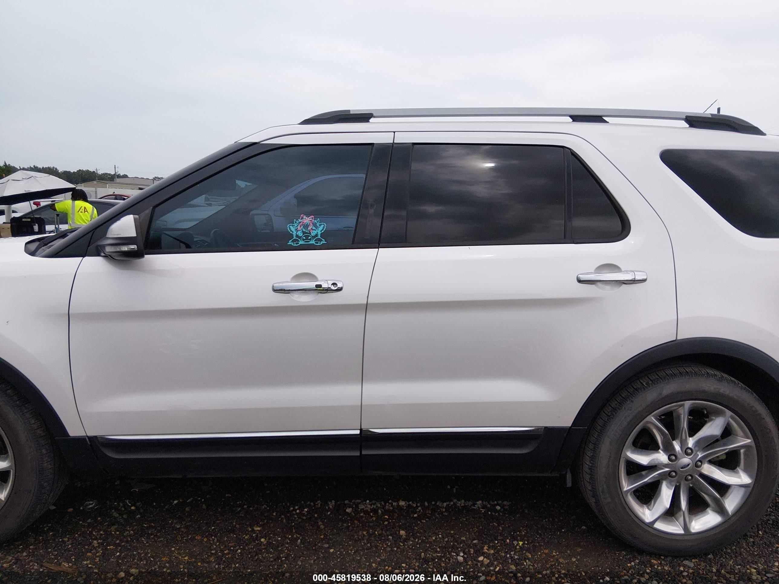2015 Ford Explorer Limited Белый vin: 1FM5K7F80FGB56038