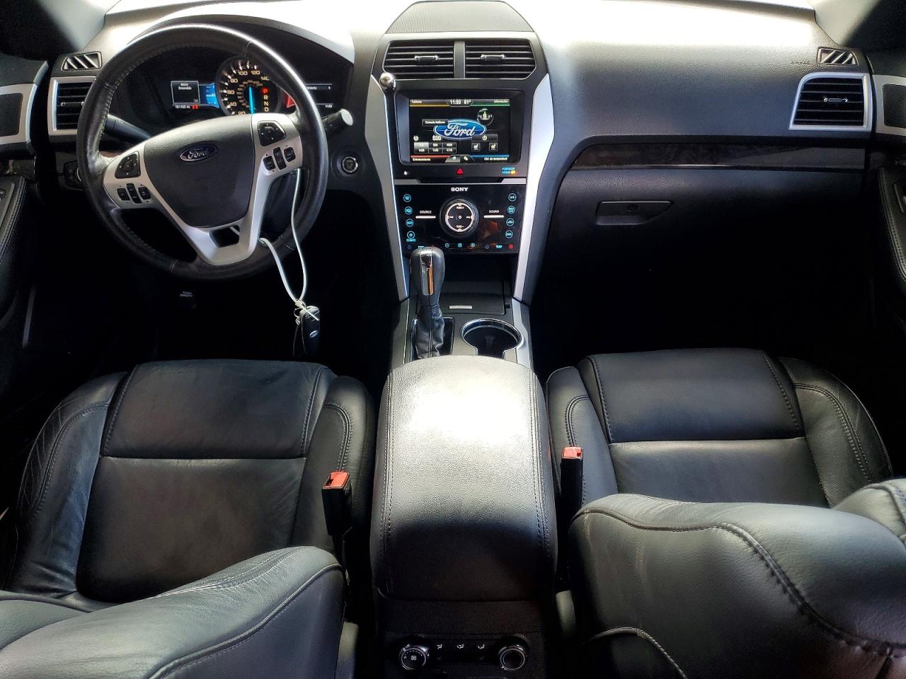2015 Ford Explorer Limited Silver vin: 1FM5K7F80FGB74460