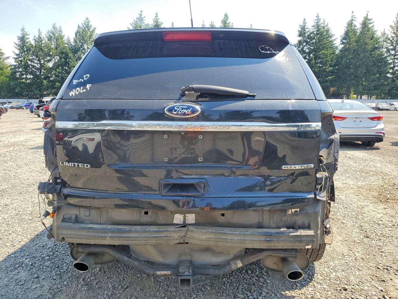 2015 Ford Explorer Limited Black vin: 1FM5K7F80FGB74488