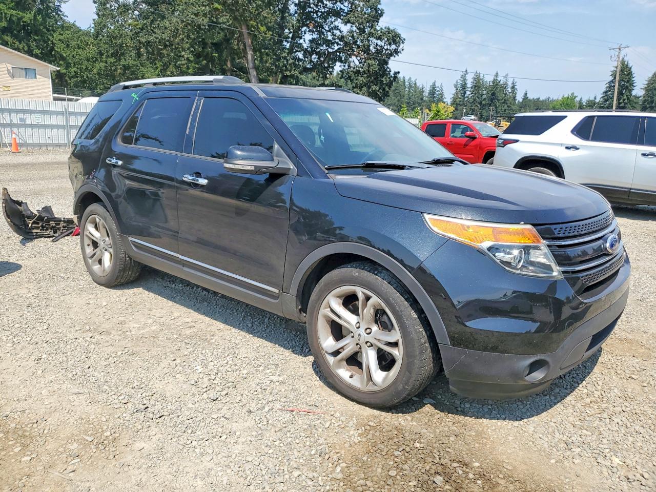 2015 Ford Explorer Limited Black vin: 1FM5K7F80FGB74488