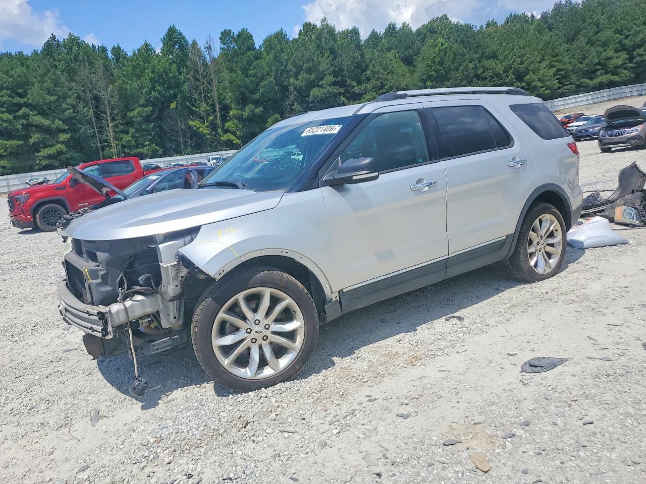 2015 Ford Explorer Limited Silver vin: 1FM5K7F80FGB94269