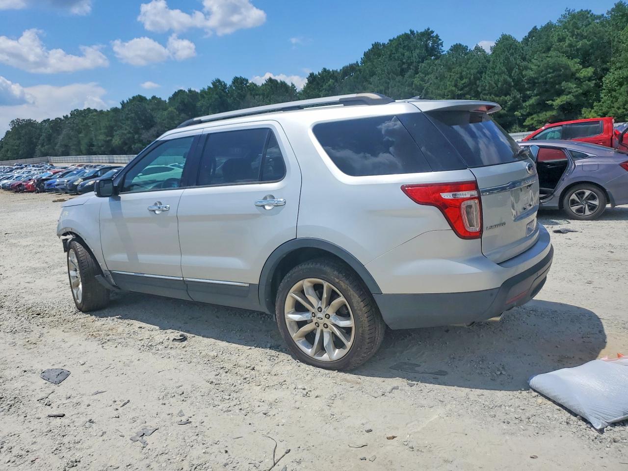 2015 Ford Explorer Limited Серебряный vin: 1FM5K7F80FGB94269