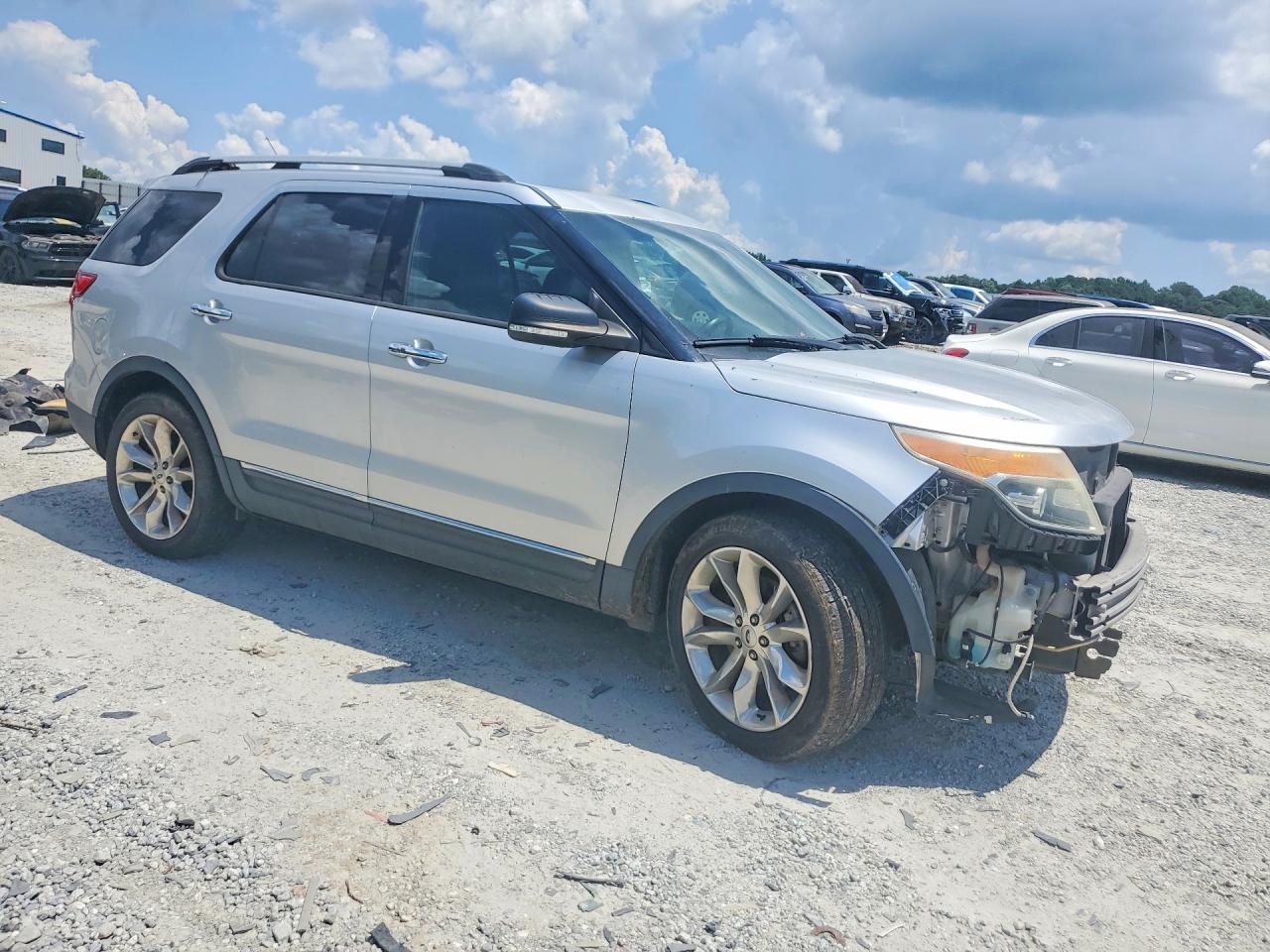 2015 Ford Explorer Limited Серебряный vin: 1FM5K7F80FGB94269