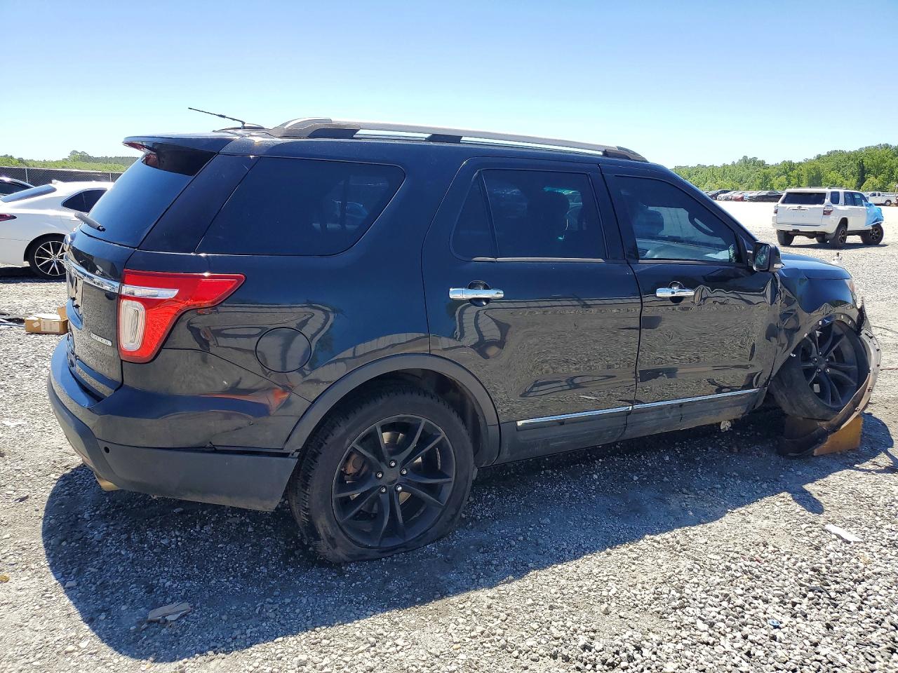 2015 Ford Explorer Limited Black vin: 1FM5K7F80FGC40702