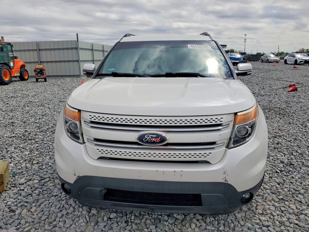 2015 Ford Explorer Limited White vin: 1FM5K7F80FGC69858