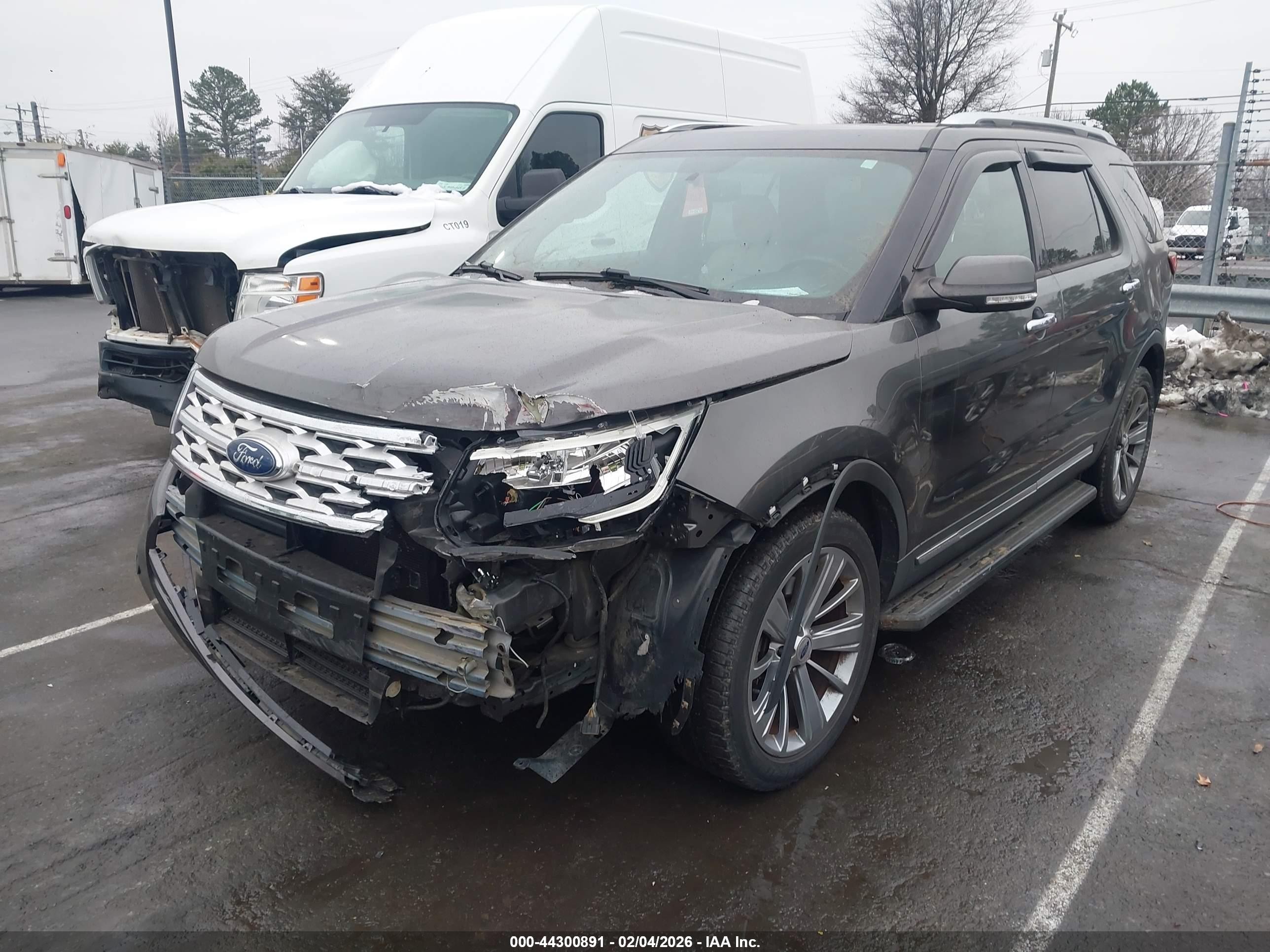 2018 Ford Explorer Limited Серый vin: 1FM5K7F80JGB11366