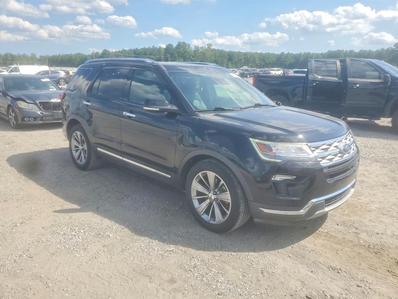 2019 Ford Explorer Limited Black vin: 1FM5K7F80KGA26688