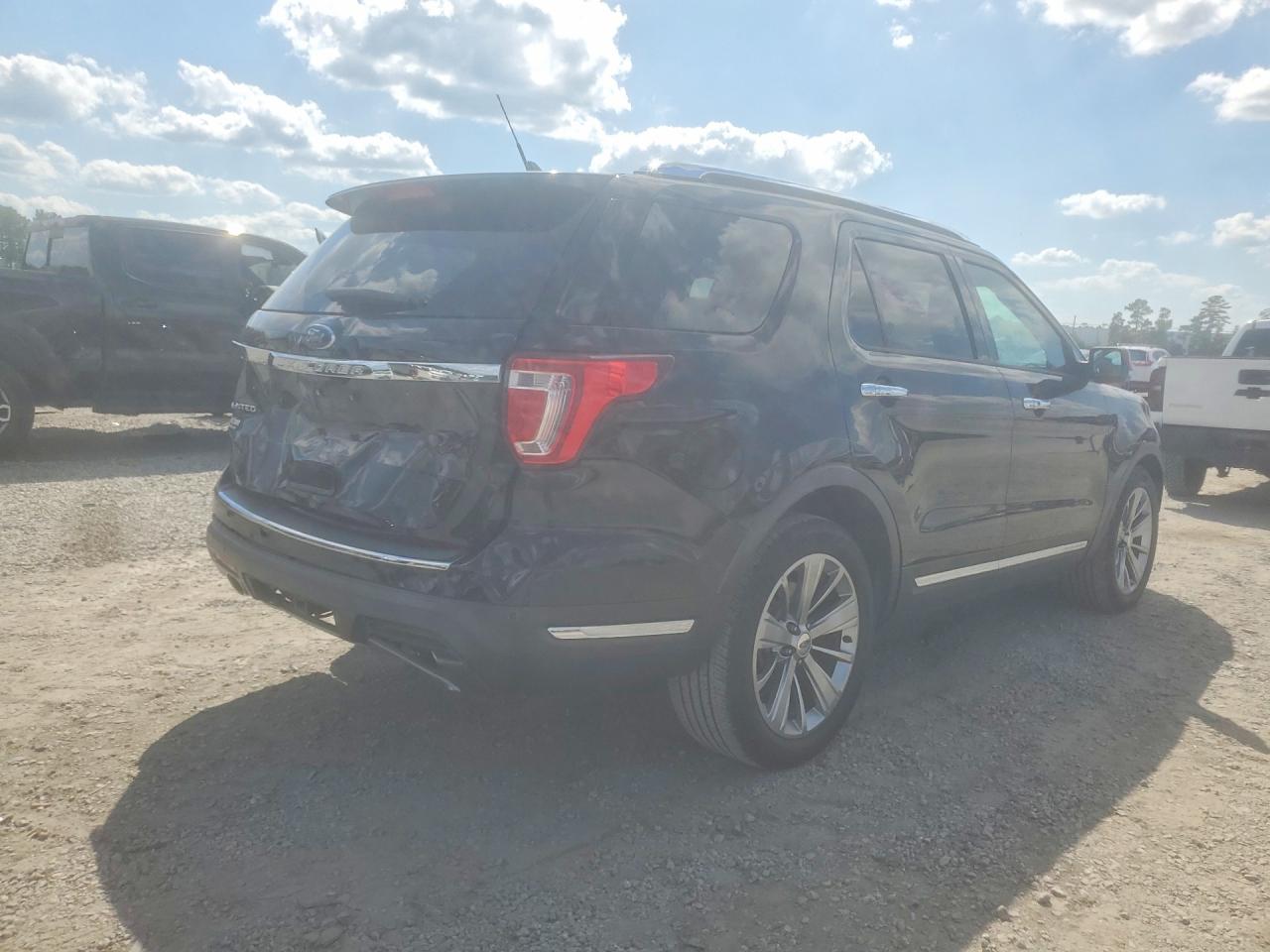 2019 Ford Explorer Limited Black vin: 1FM5K7F80KGA26688