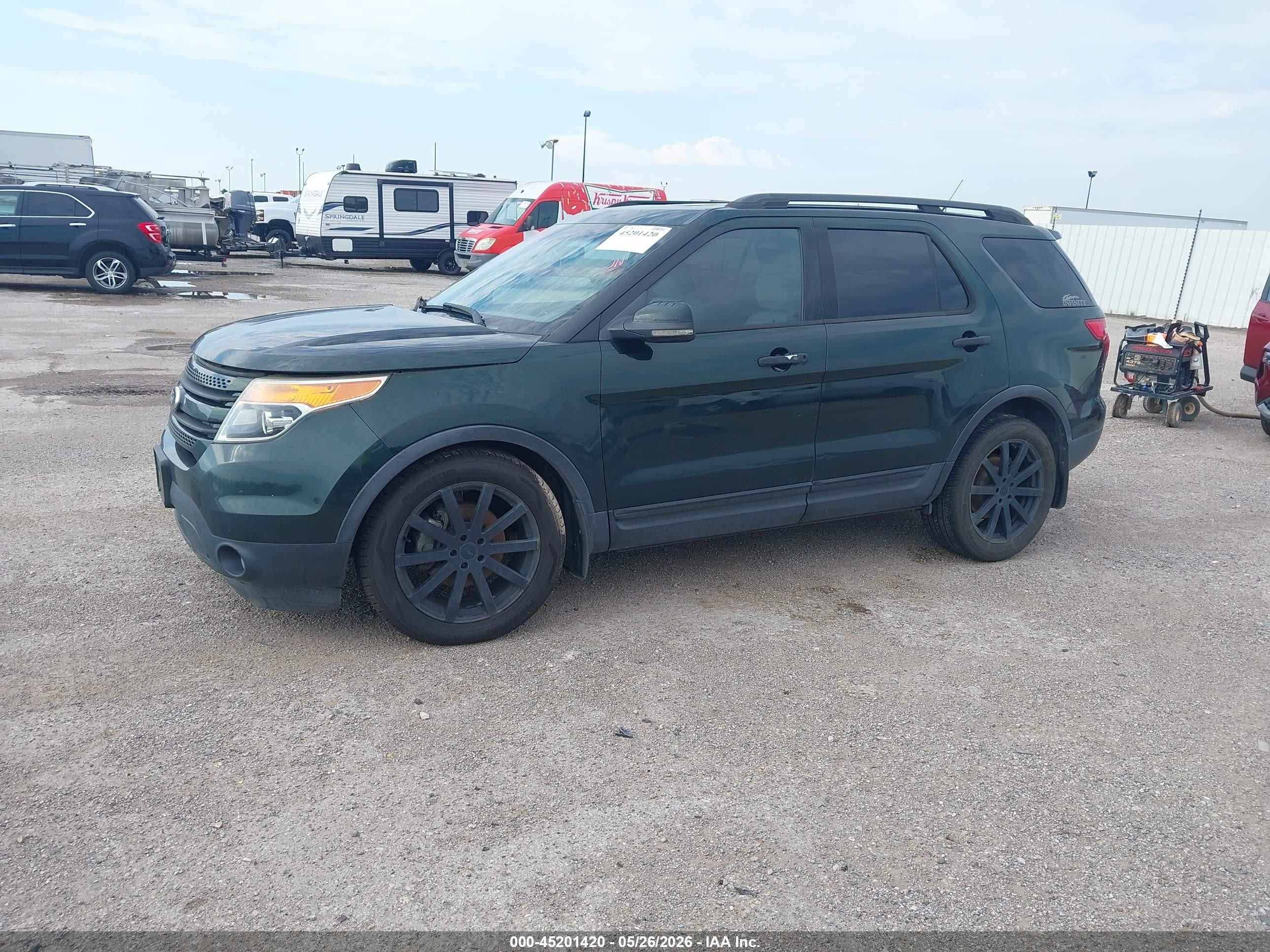 2013 Ford Explorer Limited Green vin: 1FM5K7F81DGA21115