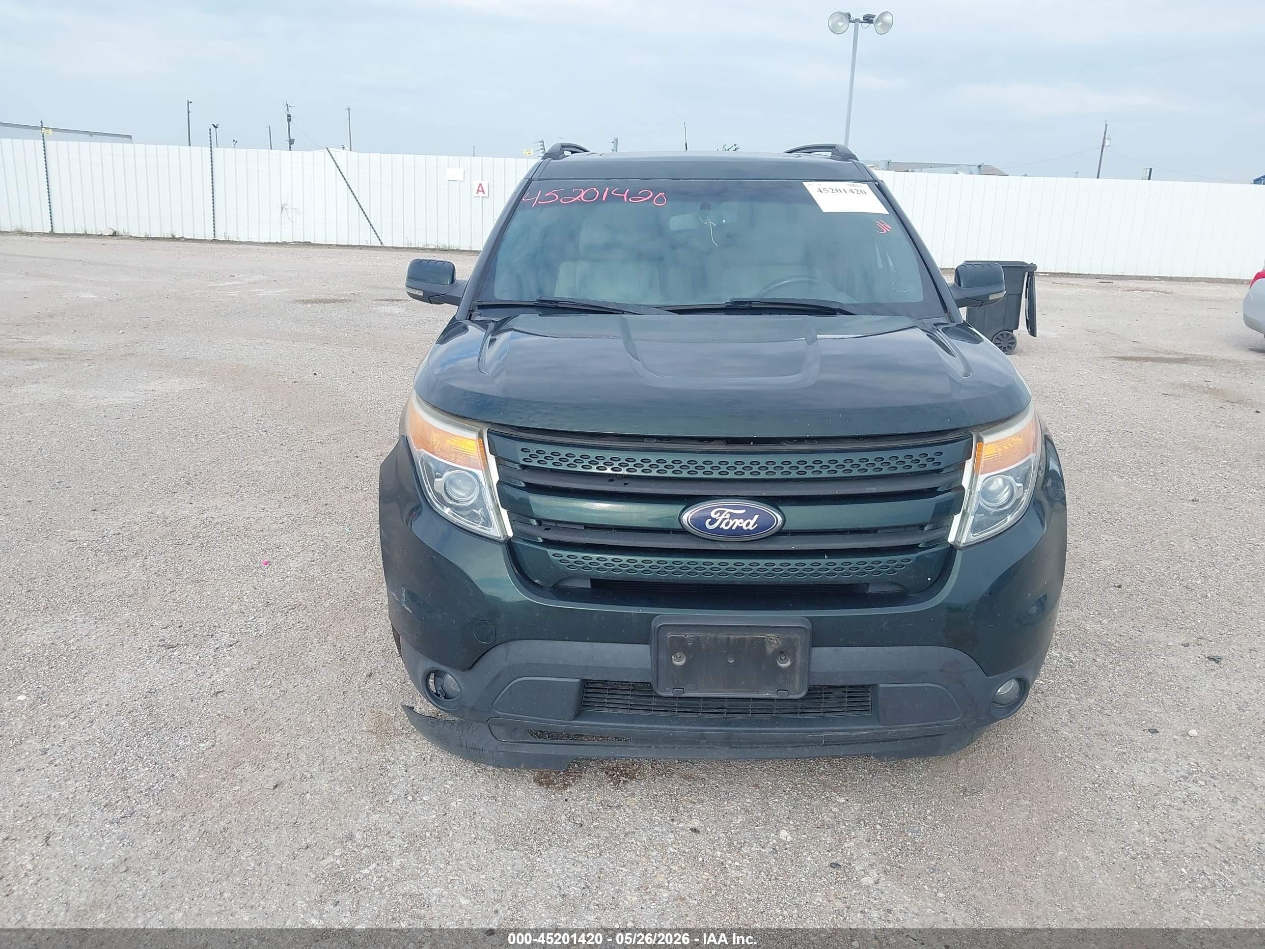 2013 Ford Explorer Limited Green vin: 1FM5K7F81DGA21115