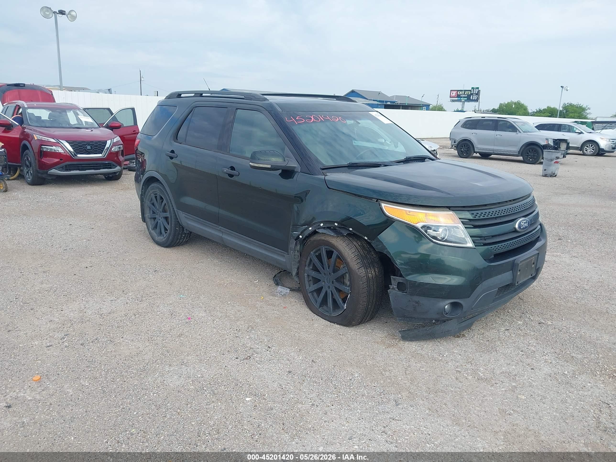 2013 Ford Explorer Limited Green vin: 1FM5K7F81DGA21115