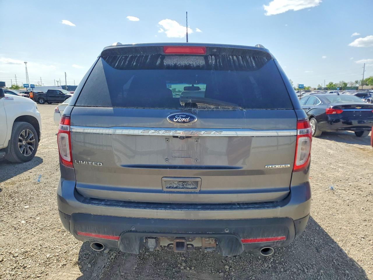 2013 Ford Explorer Limited Gray vin: 1FM5K7F81DGA25391