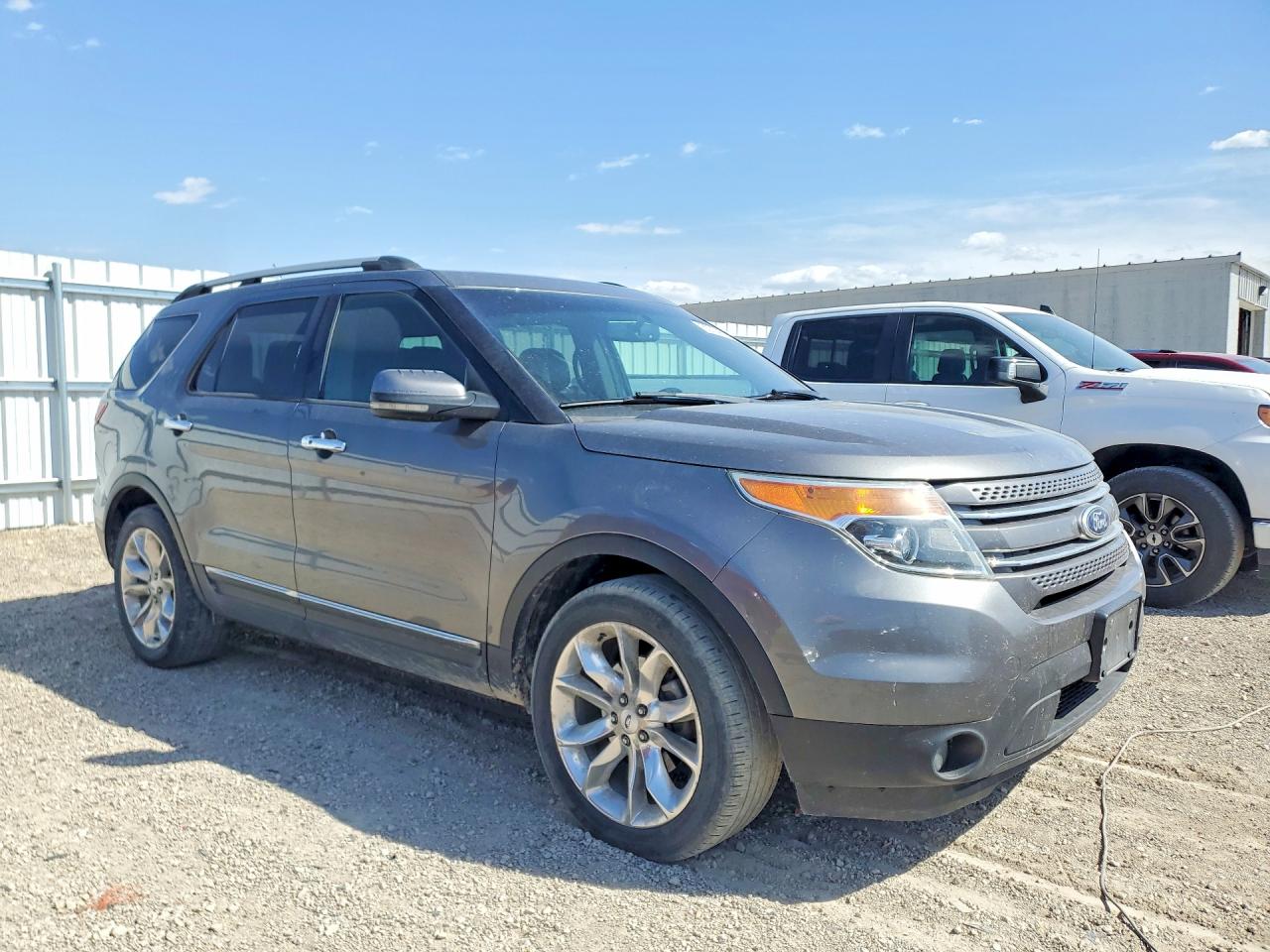 2013 Ford Explorer Limited Gray vin: 1FM5K7F81DGA25391