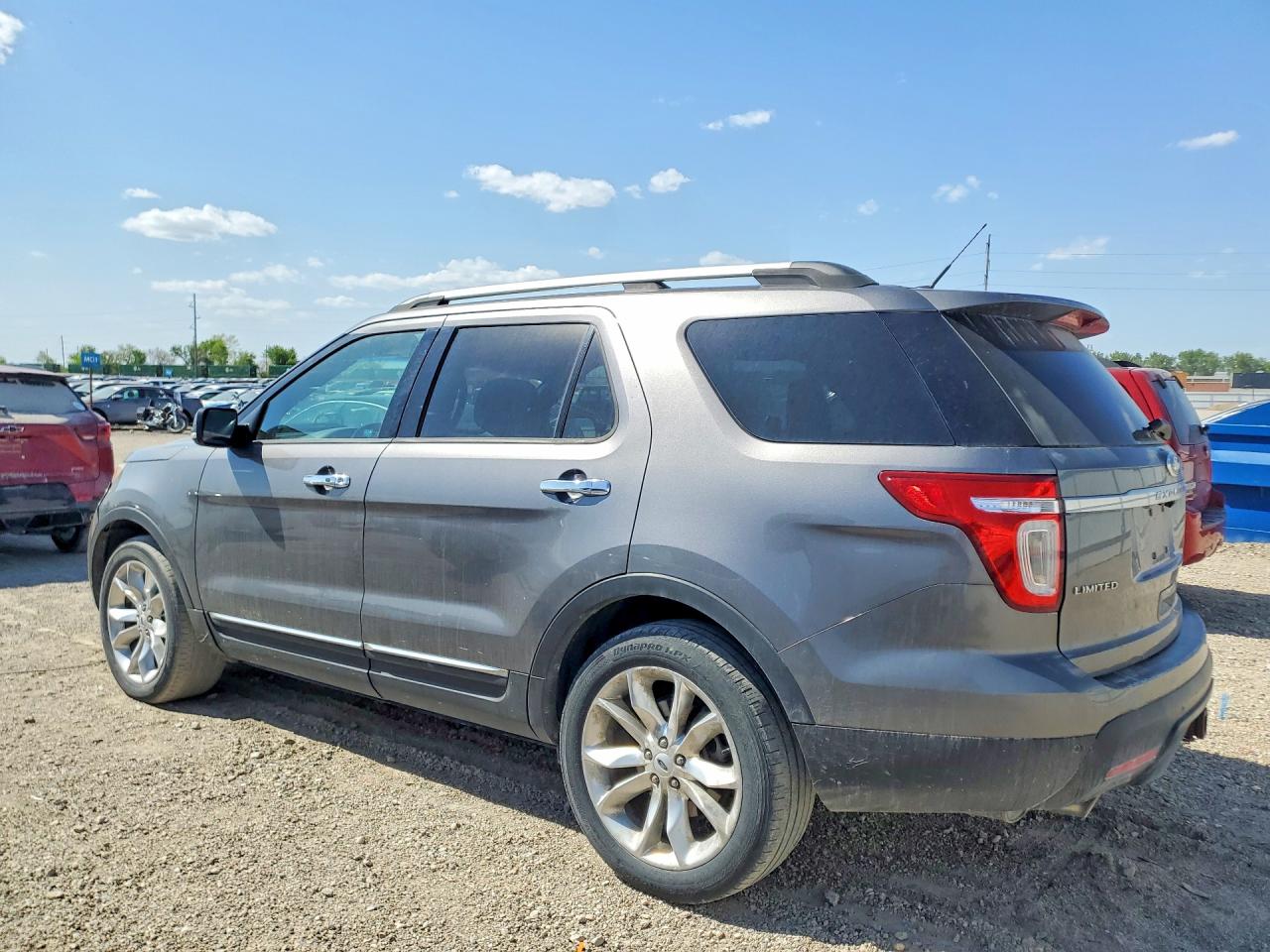 2013 Ford Explorer Limited Gray vin: 1FM5K7F81DGA25391