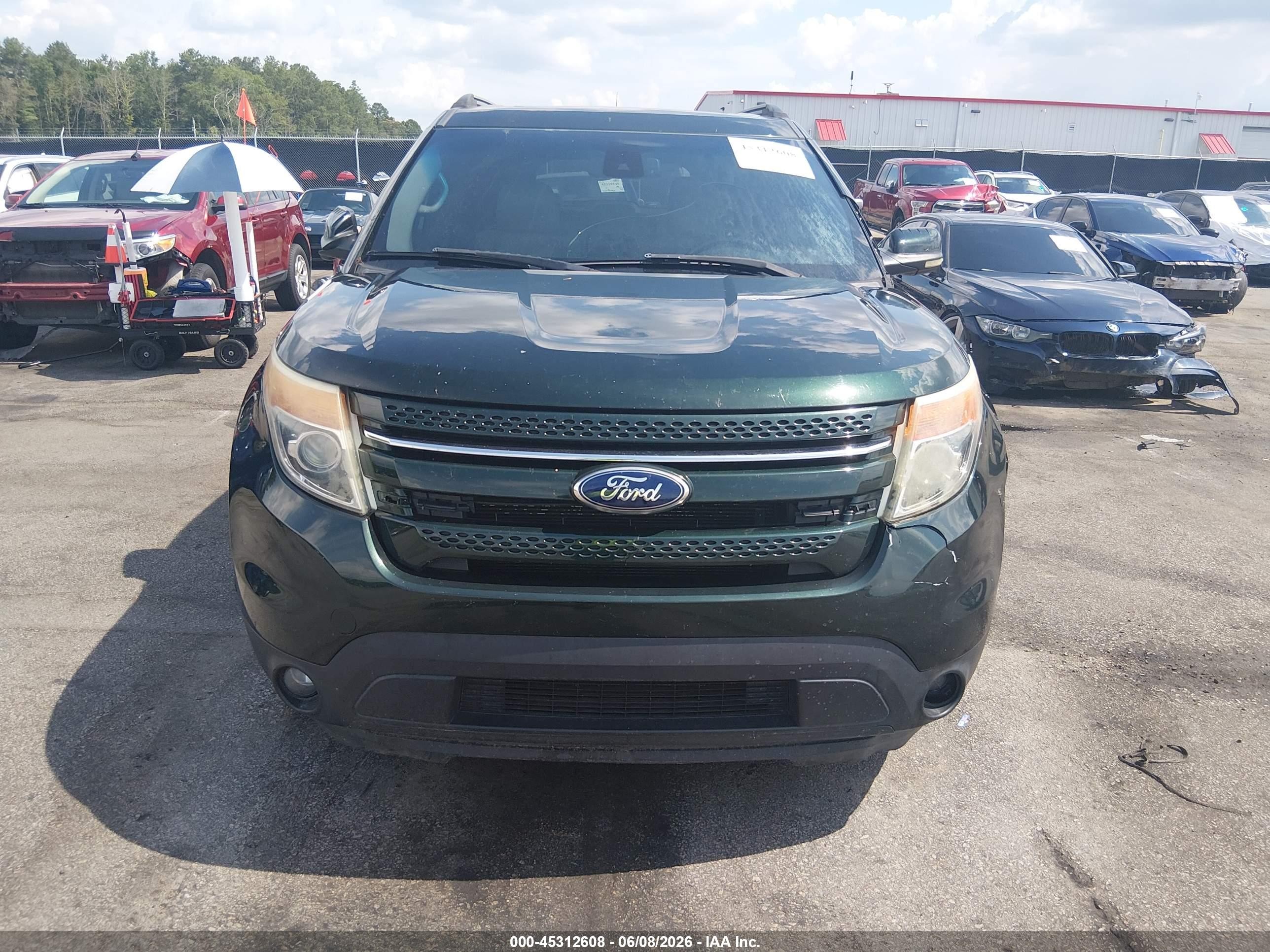 2013 Ford Explorer Limited Green vin: 1FM5K7F81DGA40361