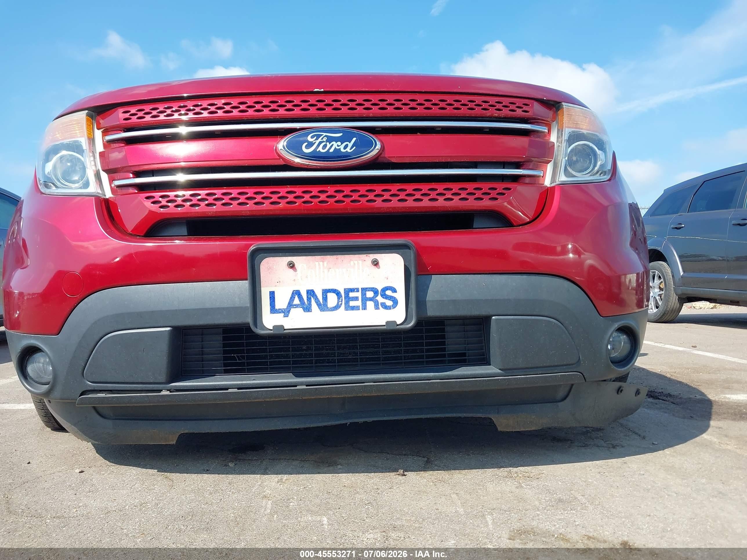 2013 Ford Explorer Limited Red vin: 1FM5K7F81DGA44166