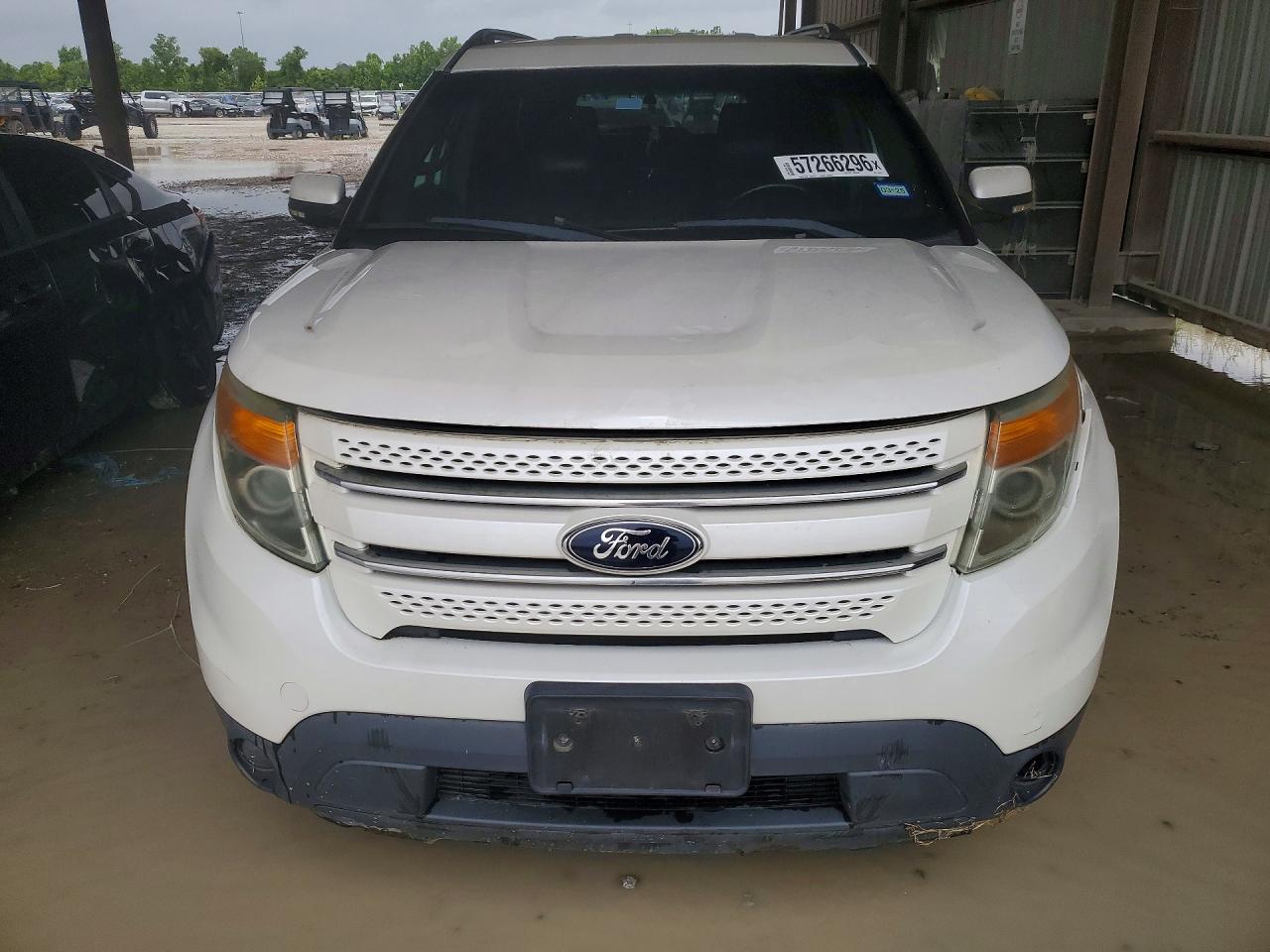 2013 Ford Explorer Limited White vin: 1FM5K7F81DGA55619