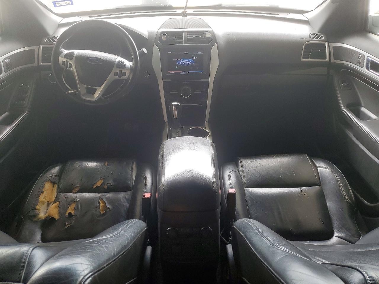 2013 Ford Explorer Limited White vin: 1FM5K7F81DGA55619