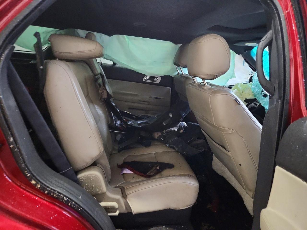 2013 Ford Explorer Limited Burgundy vin: 1FM5K7F81DGA96266