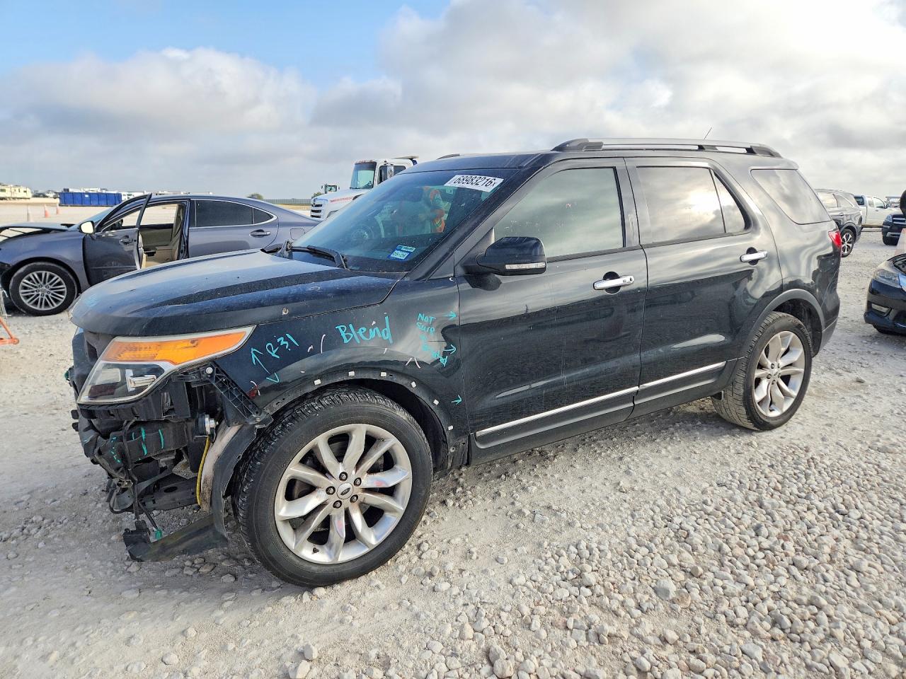 2013 Ford Explorer Limited Black vin: 1FM5K7F81DGB33574