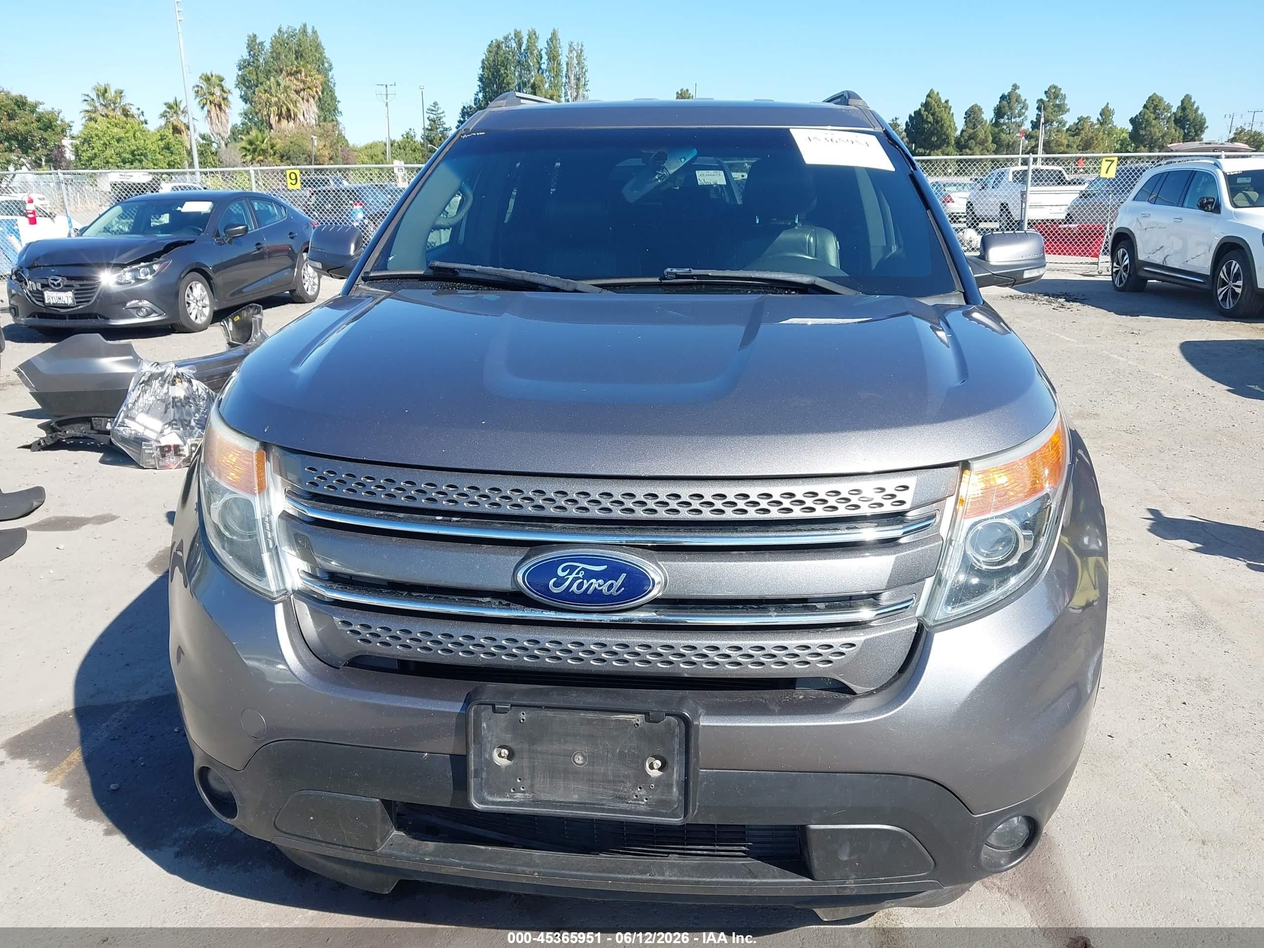 2013 Ford Explorer Limited Gray vin: 1FM5K7F81DGC72510